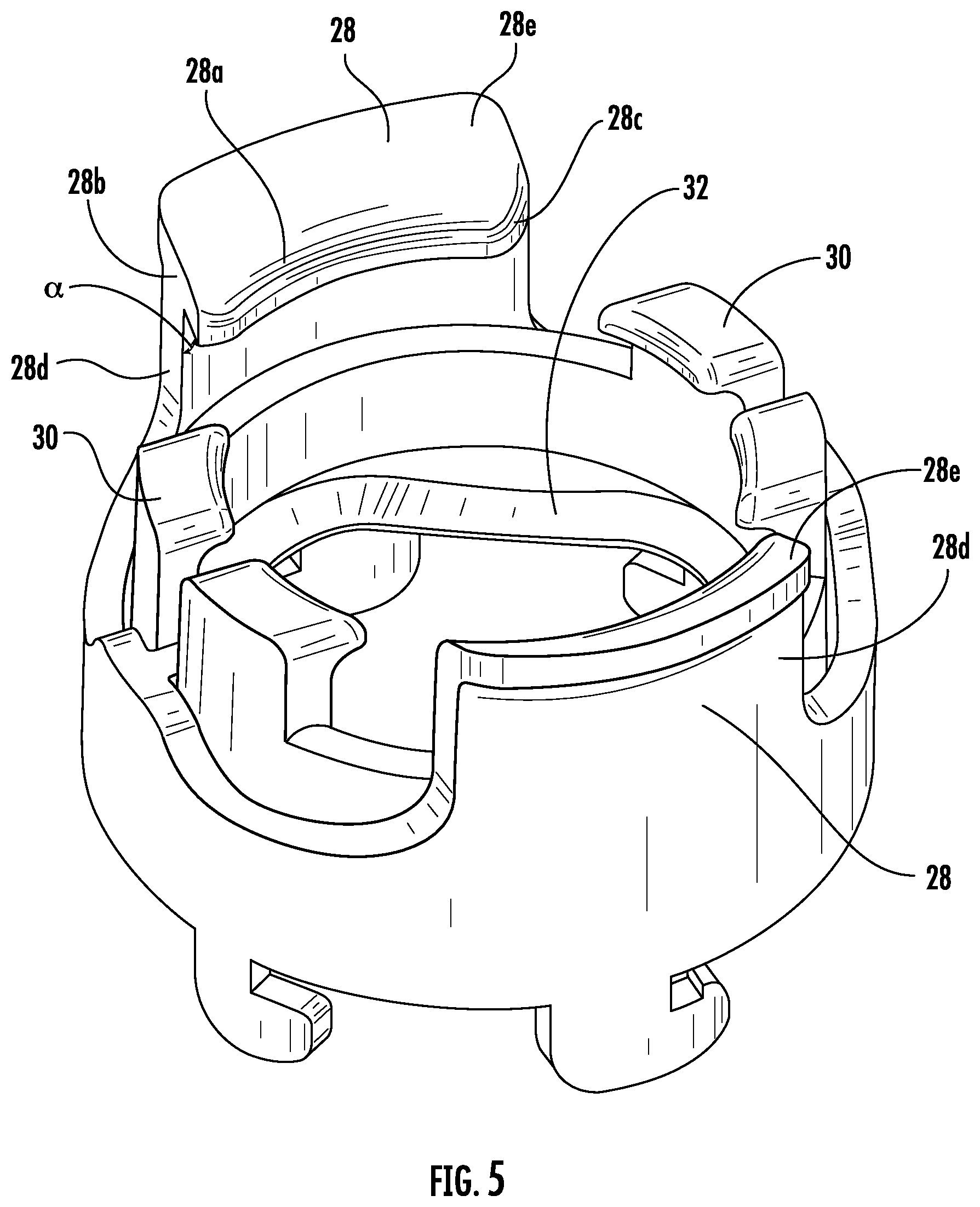 Patent US12403416 Figure 5 – Mechanical interlock system for a filter
