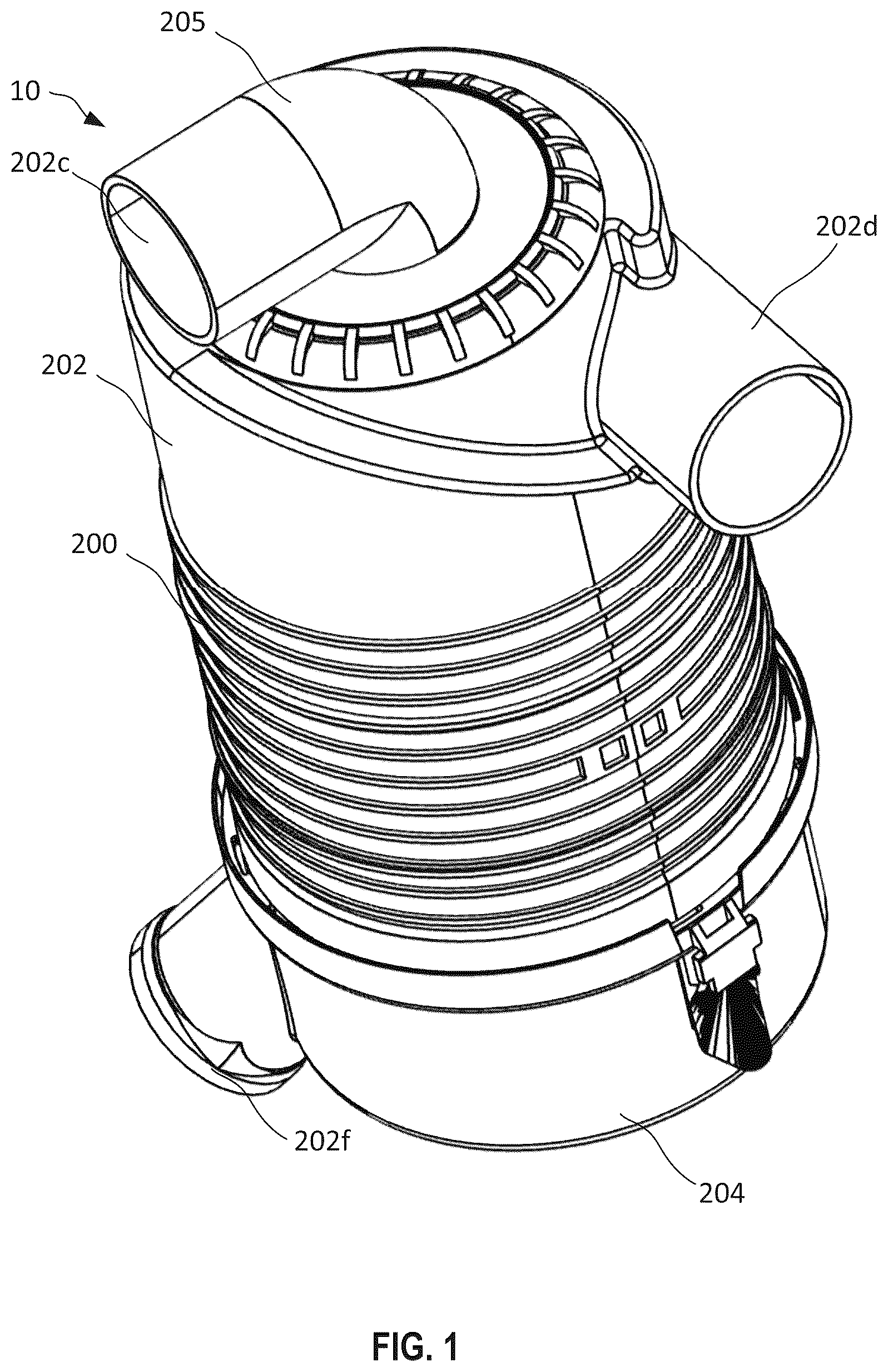 Patent US12403419 Figure 1 – Filter elements and assemblies