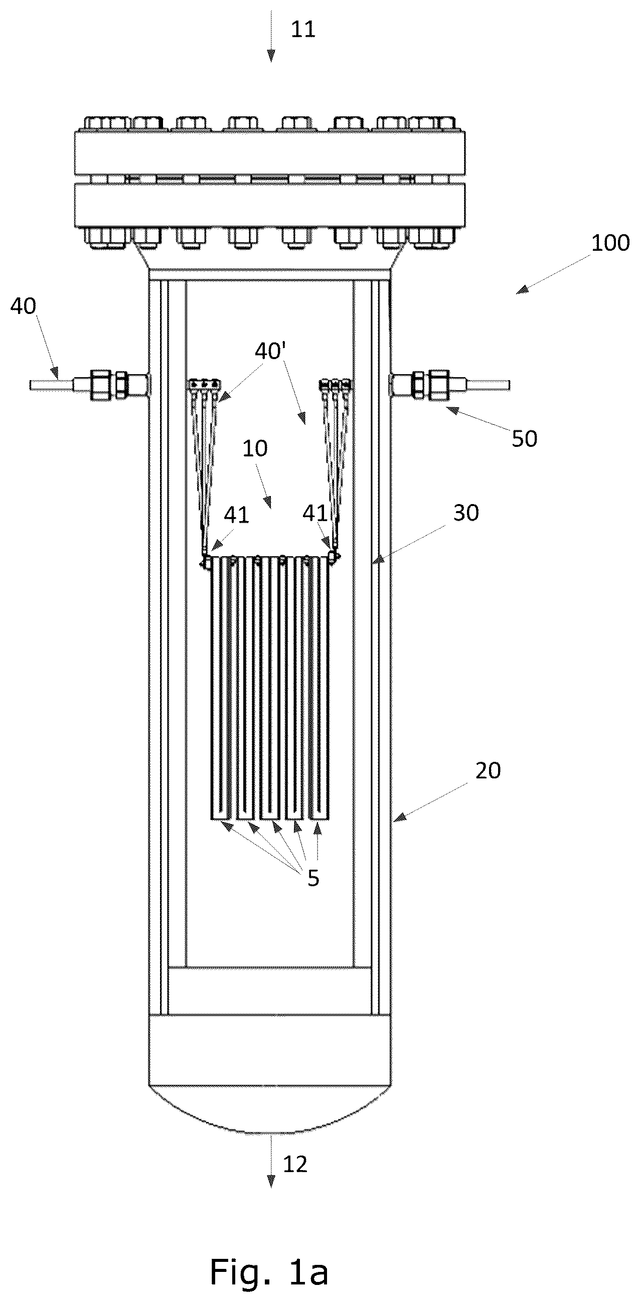 Patent US12403445 Figure 1 – Structured catalyst