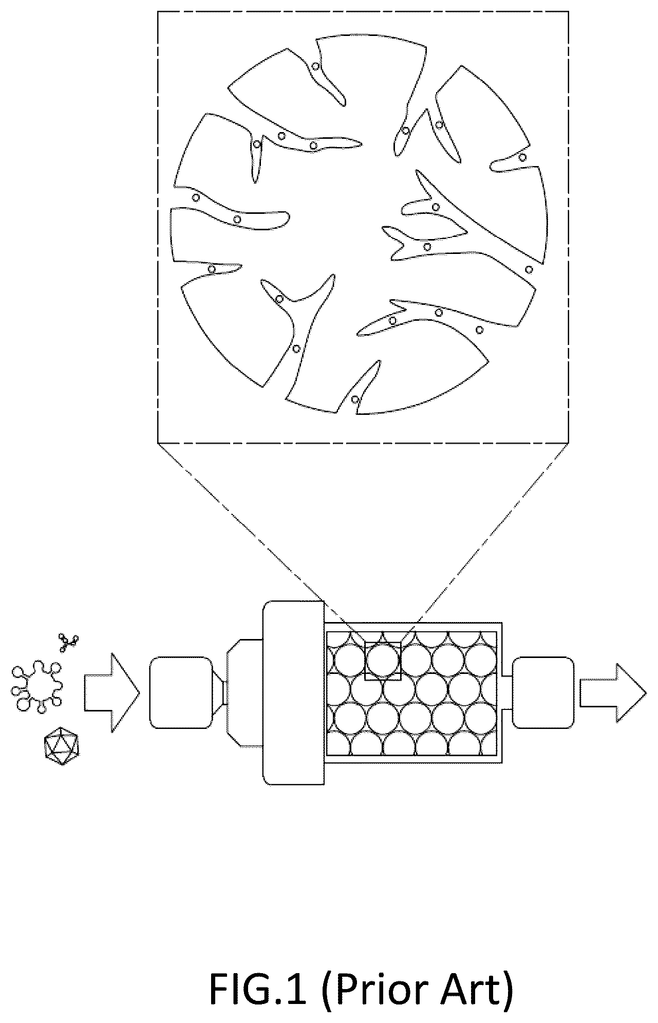 Patent US12403453 — Stationary phase medium for adsorption chromatography and manufacturing method thereof — Figure 1