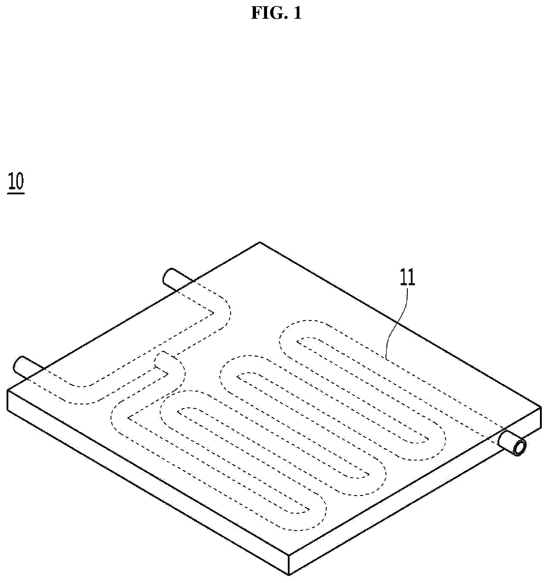 Patent US12403466 — Ceramic microfluidic reactor and manufacturing method therefor — Figure 1