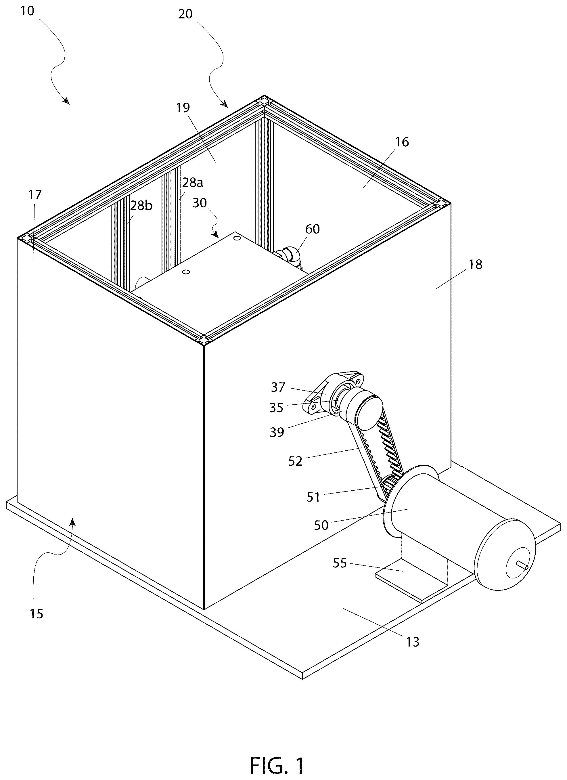 Patent US12403482 — Continuous clean centrifuge — Figure 1