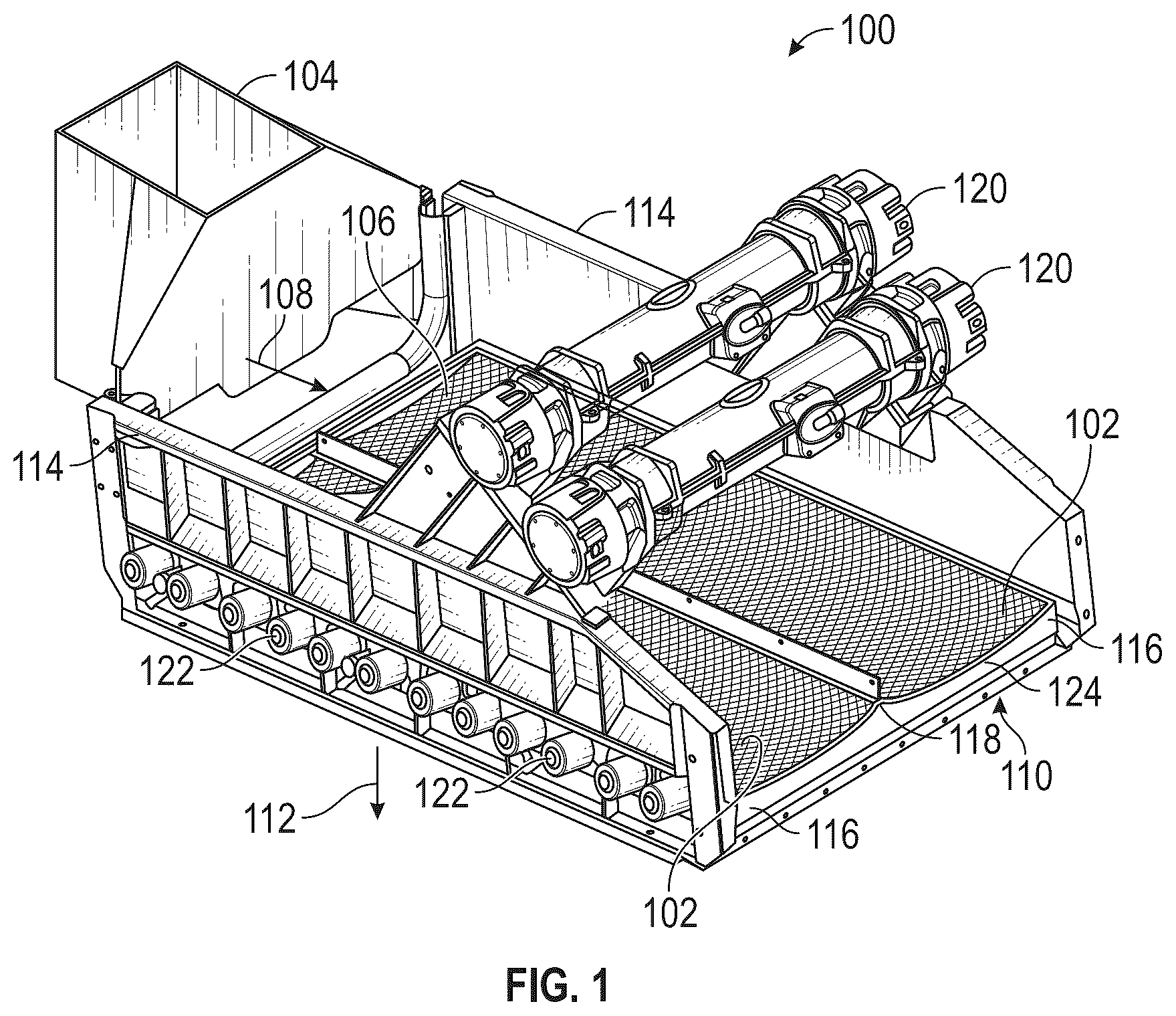 Patent US12403483 — Smart solids control system — Figure 1