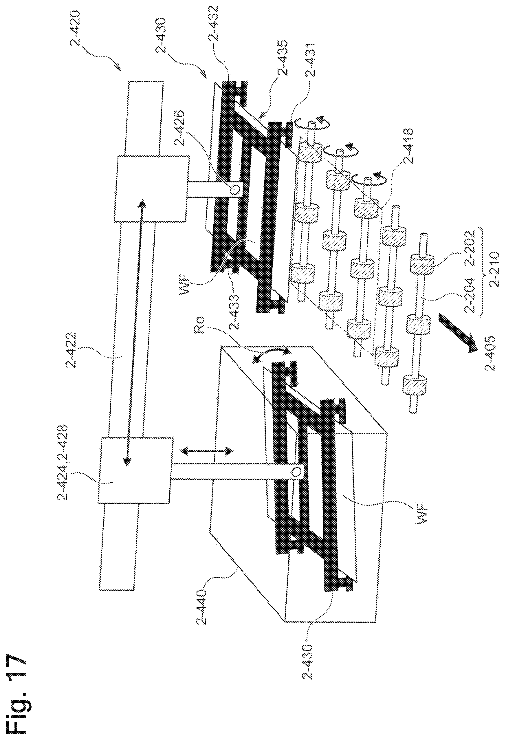 Patent US12403507 Figure 17 – Transfer apparatus, cleaning module, and substrate processing apparatus