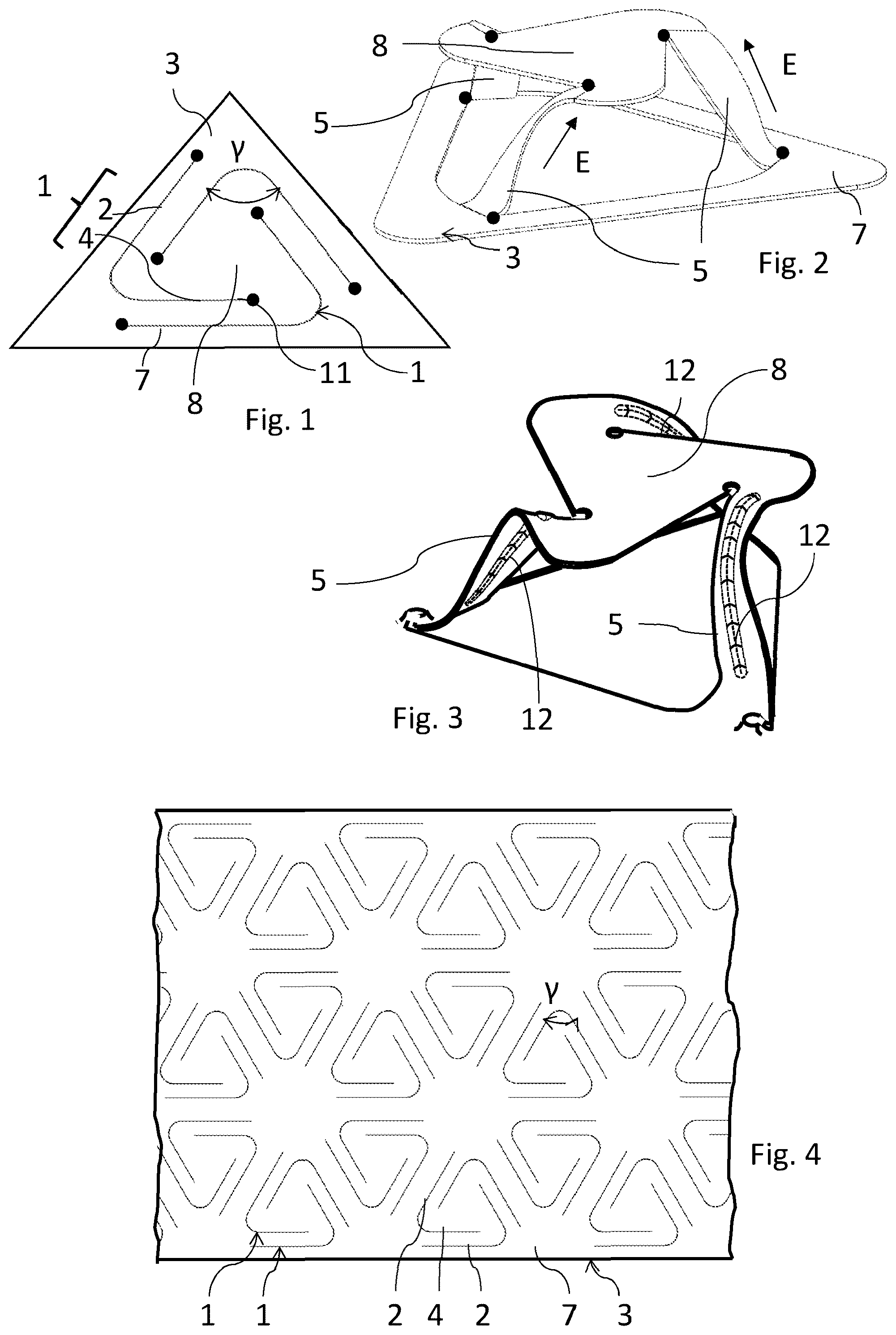 Patent US12403517 — Spacer structure, sandwich construction with a spacer structure of this kind and method for producing a spacer structure of this kind — Figure 1