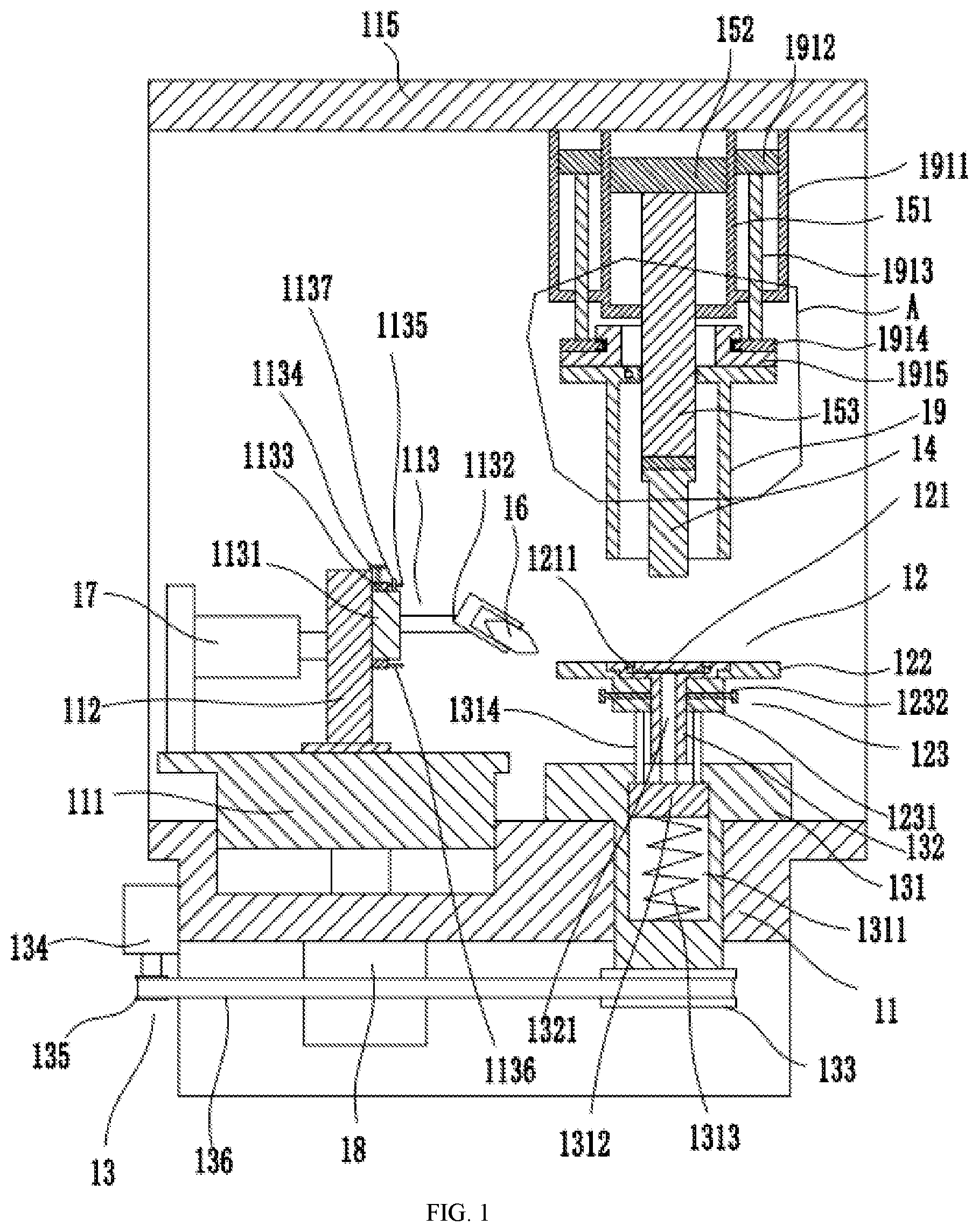 Patent US12403519 — Splitting spinning apparatus — Figure 1