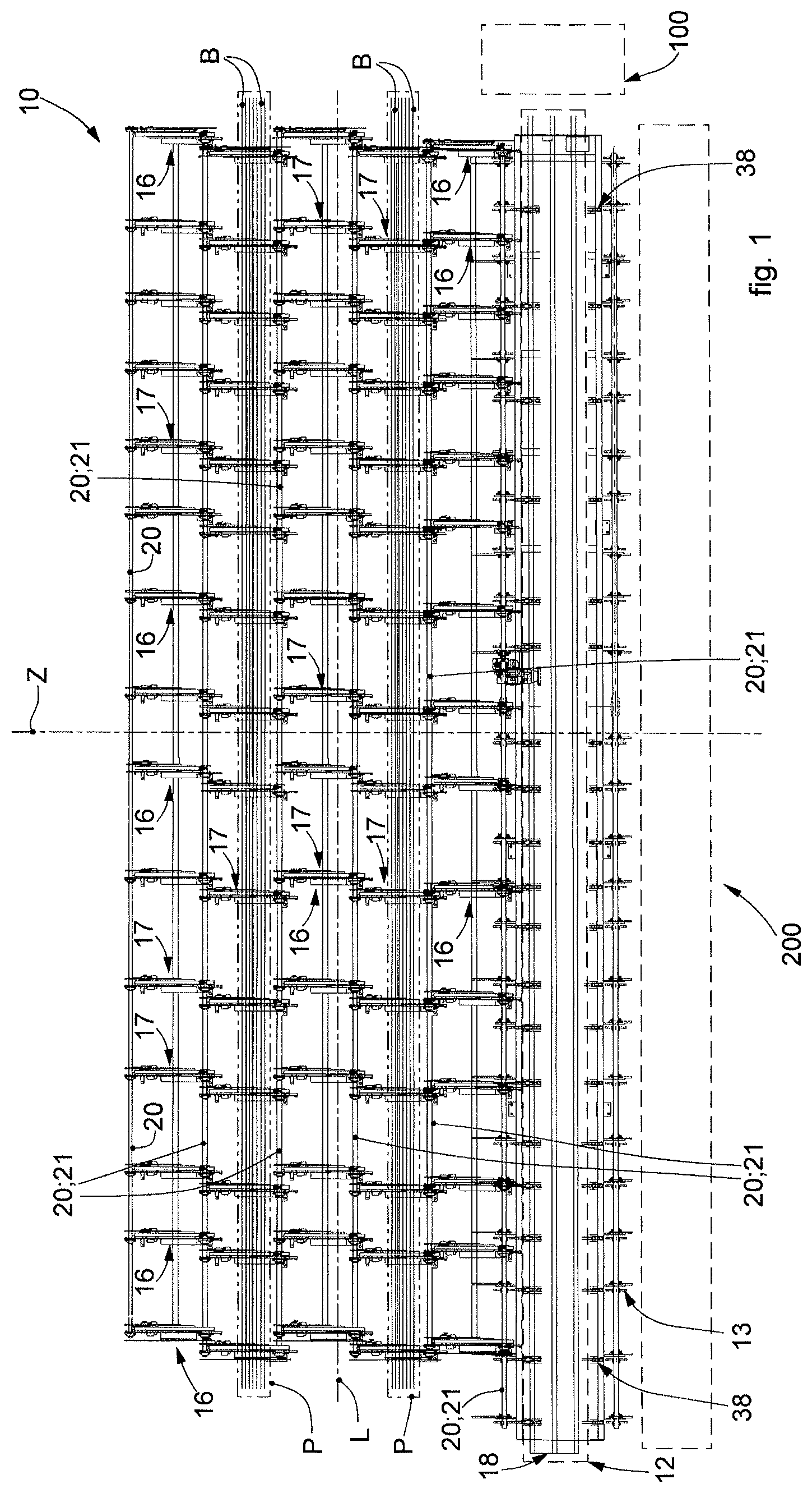 Patent US12403523 — Apparatus and method to feed bars — Figure 1