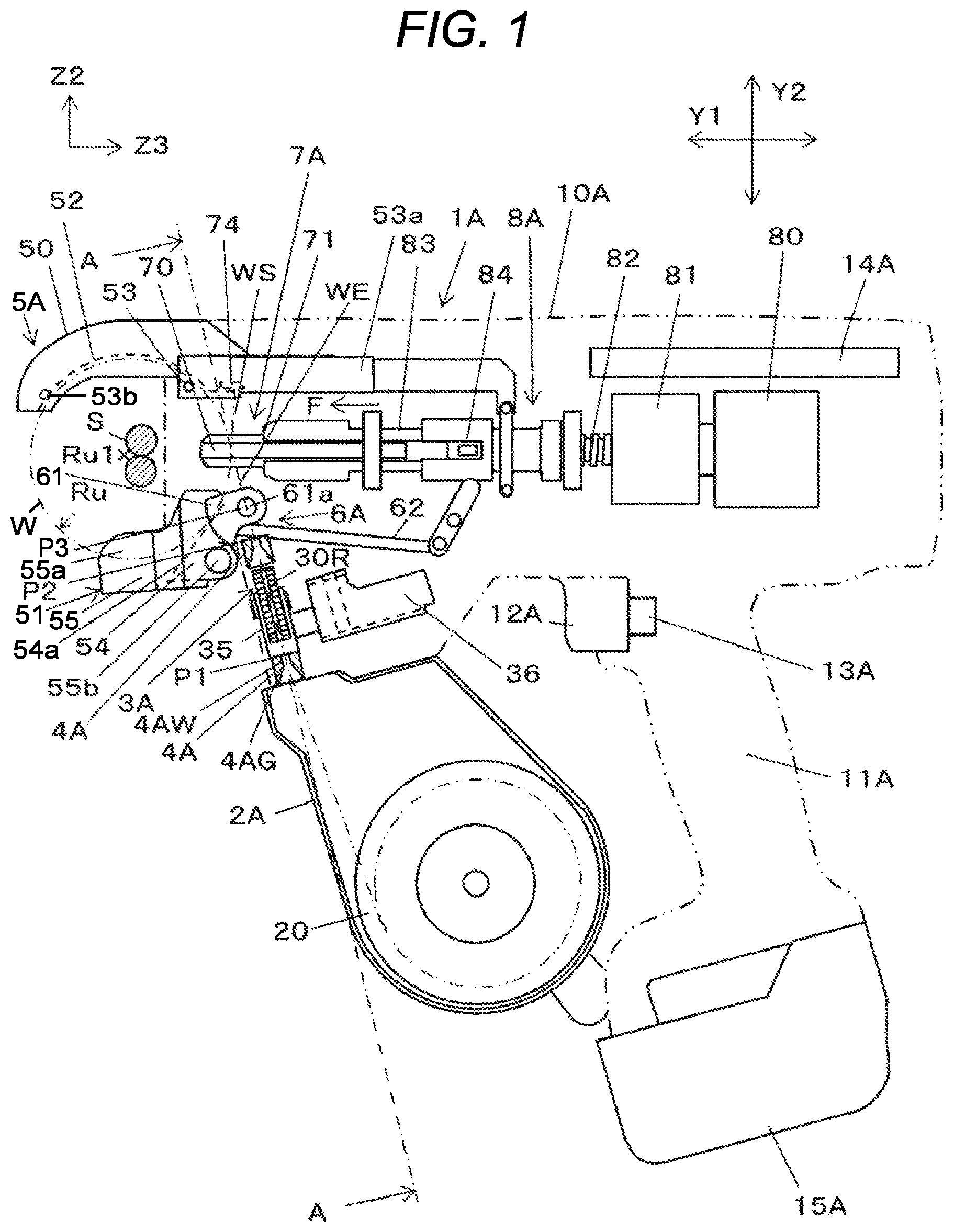 Patent US12403525 — Binding machine — Figure 1