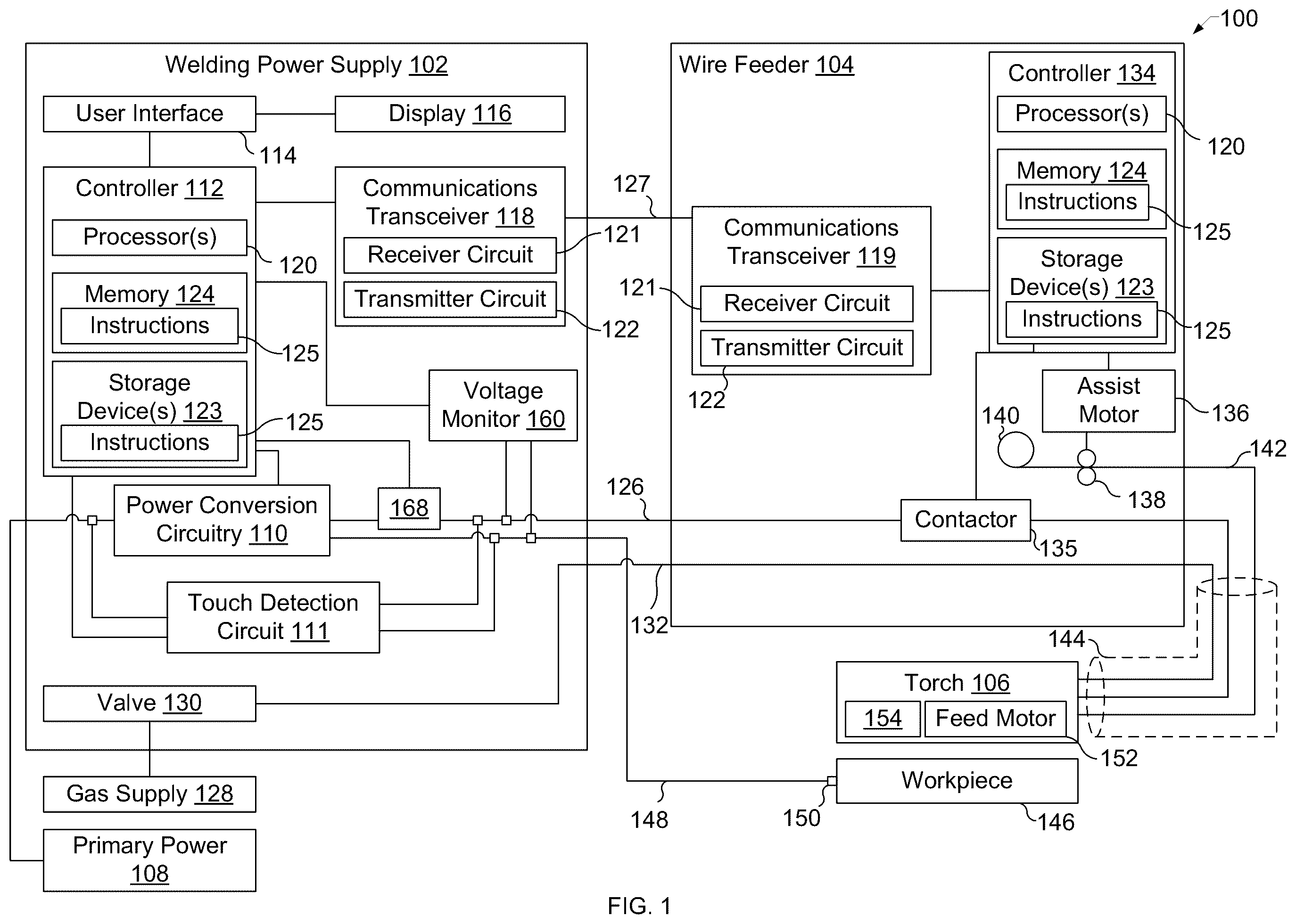 Patent US12403543 — Systems and methods to start arc welding — Figure 1