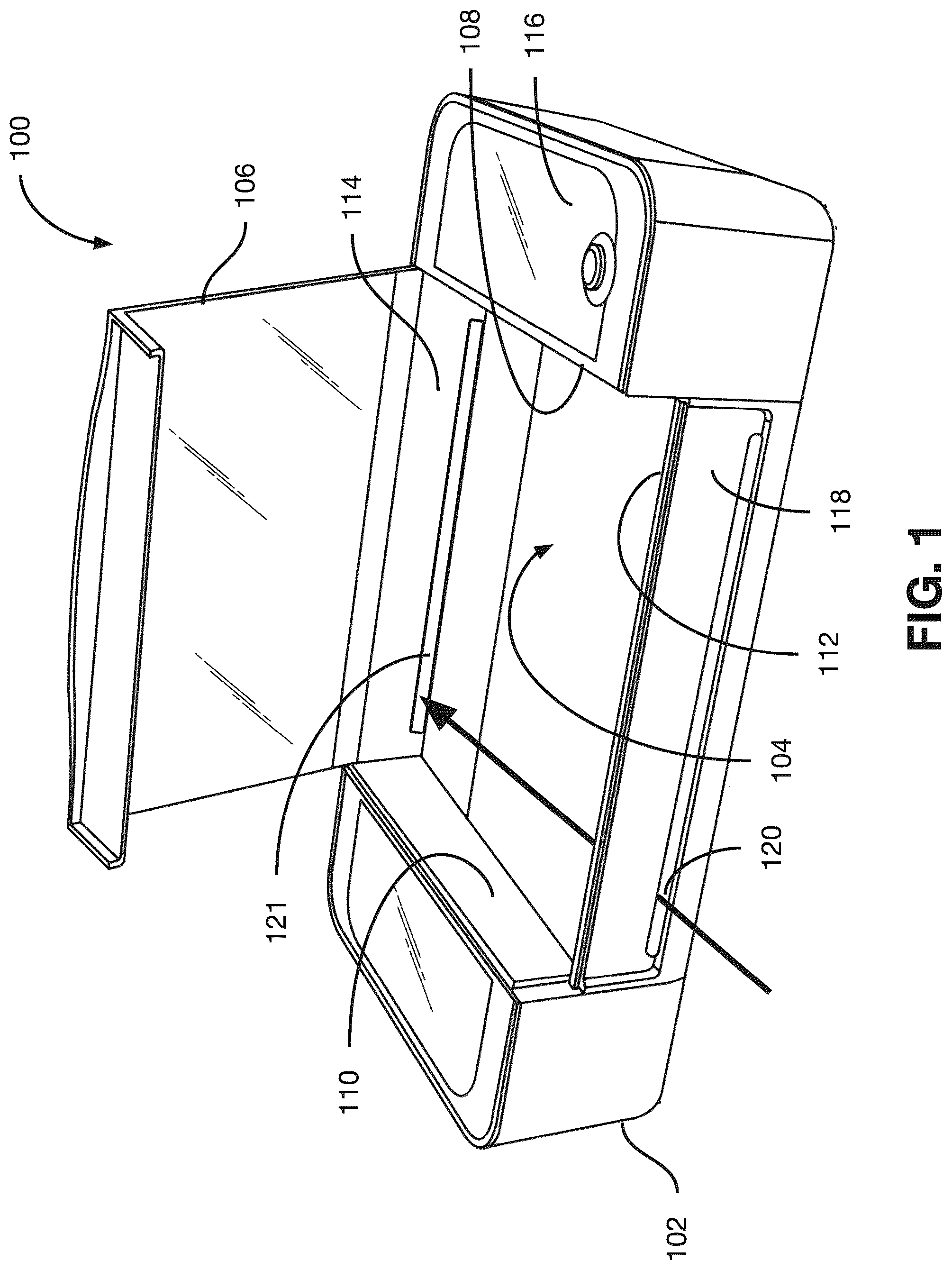 Patent US12403549 — Mechanical system for high positional computer numerically controlled applications — Figure 1