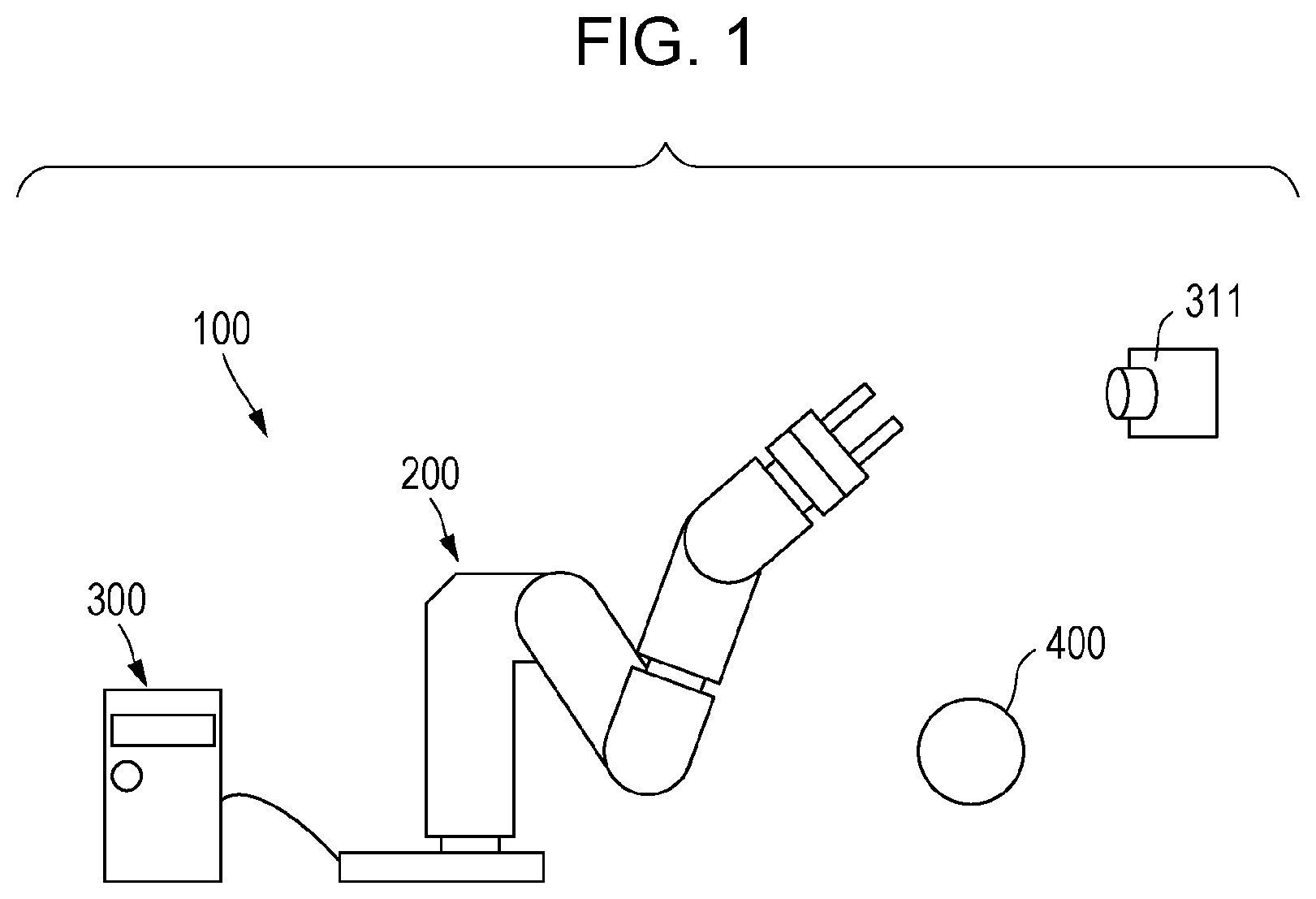 Patent US12403598 Figure 1 – System, manufacturing method, controlling method, program, and recording medium