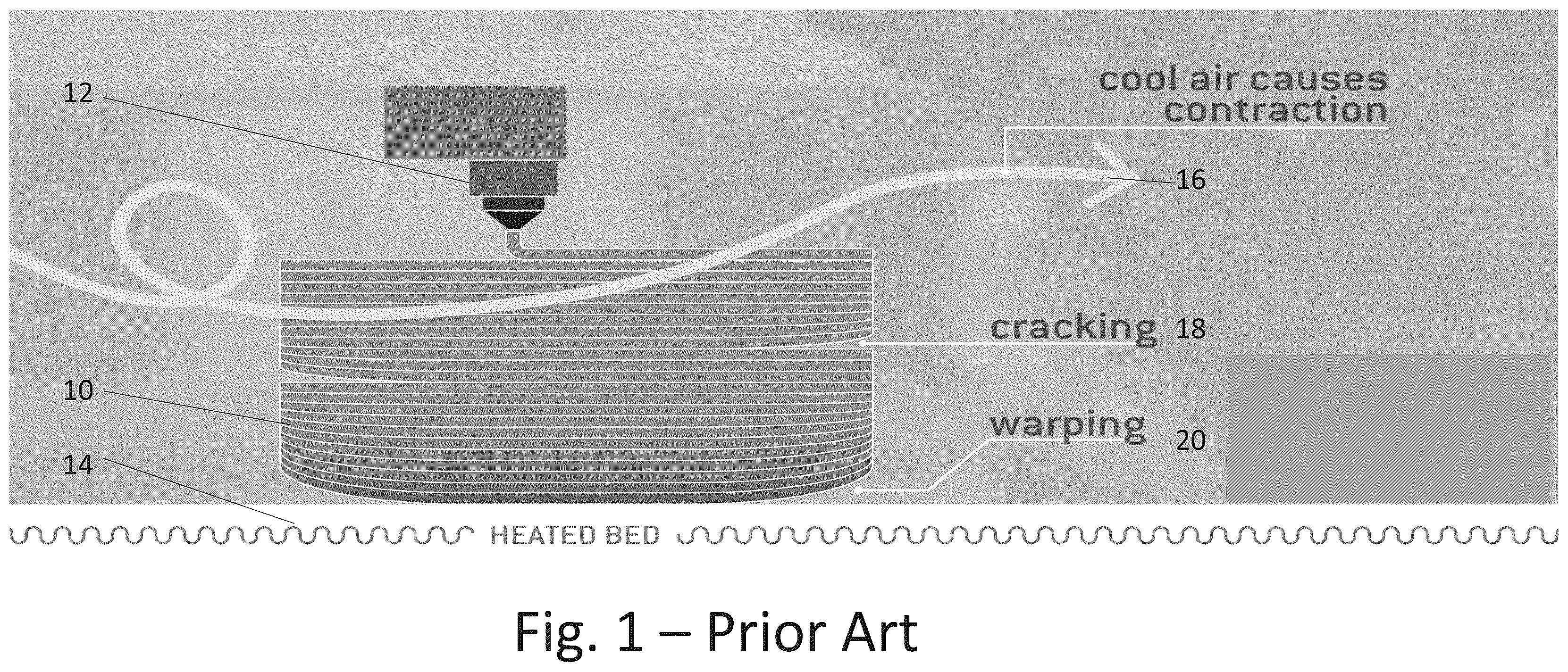 Patent US12403655 — Wax base for an object in additive manufacturing — Figure 1