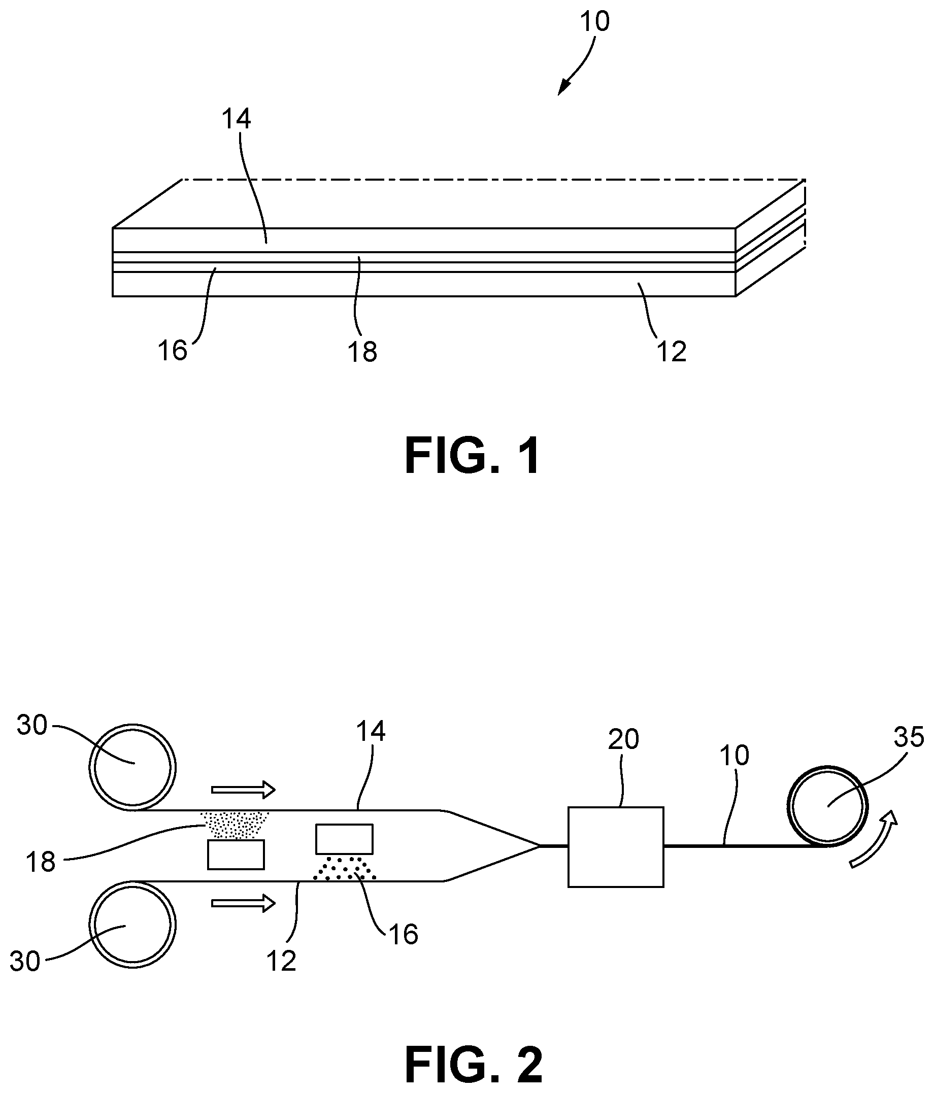 Patent US12403679 — Laminate medical film with thermochromic ink layer — Figure 1