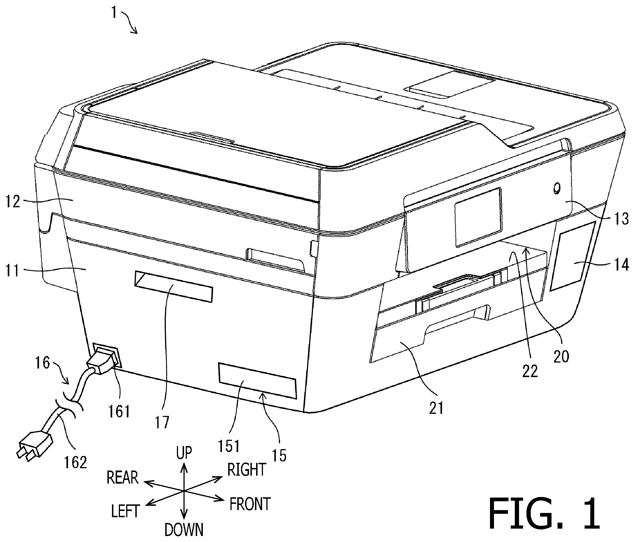 Patent US12403697 — Liquid discharging apparatus — Figure 1