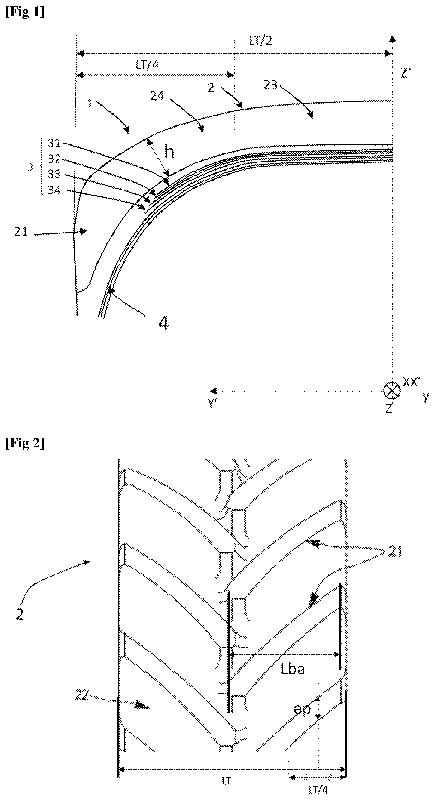 Patent US12403724 — Tire for high-power agricultural vehicle — Figure 1