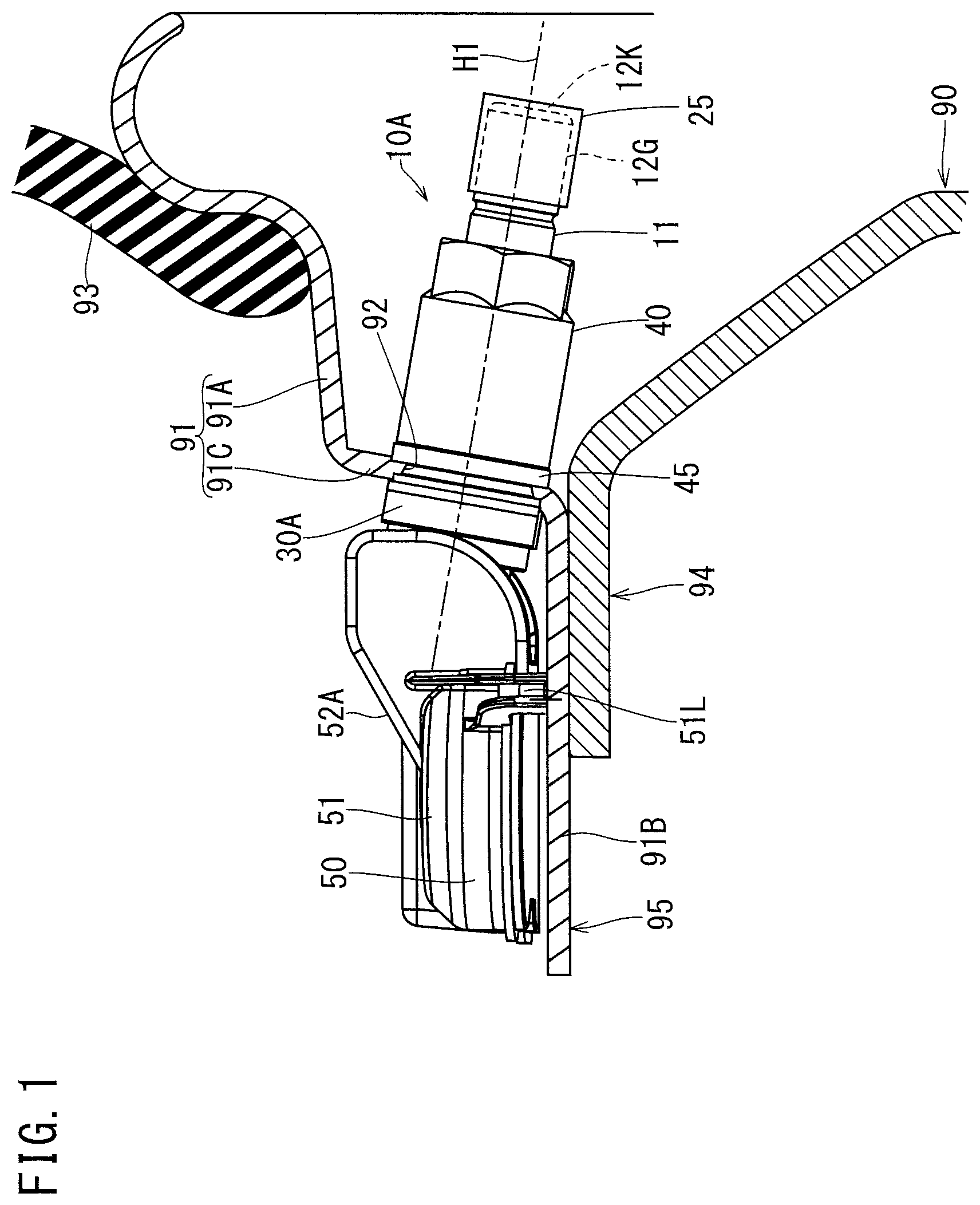 Patent US12403731 — Tire valve — Figure 1