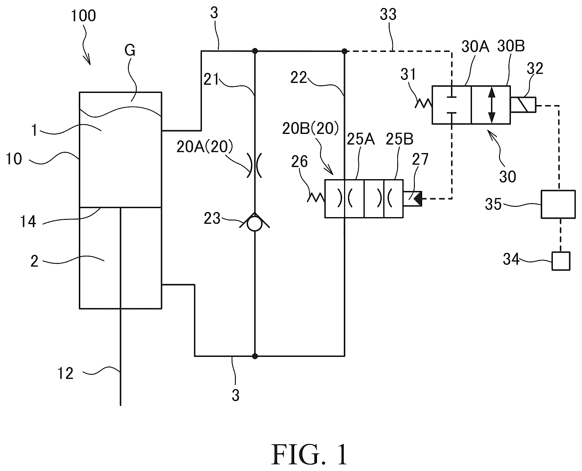 Patent US12403738 — Fluid pressure shock absorber — Figure 1