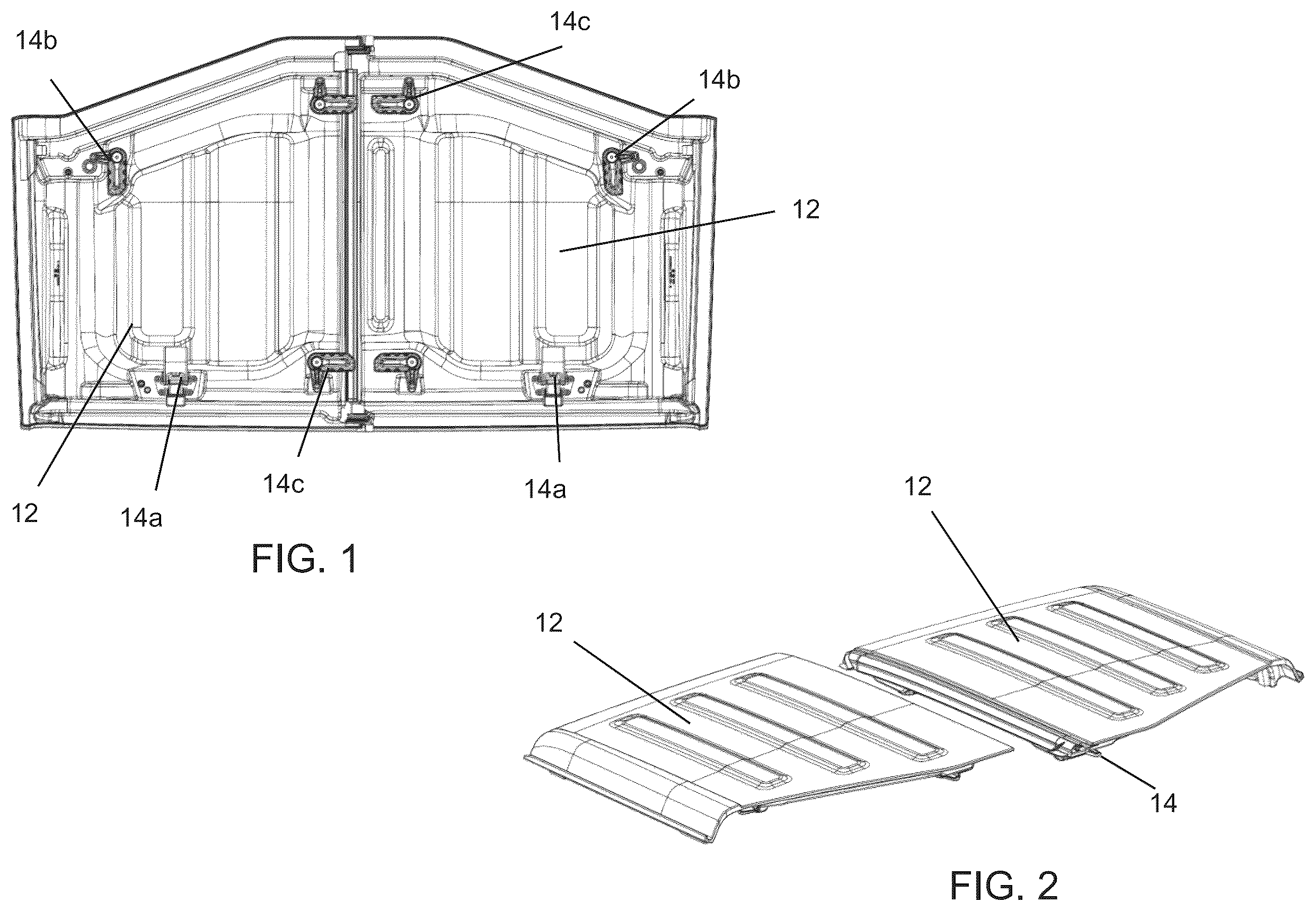 Patent US12403750 — Glass roof panel assembly for vehicle roof — Figure 1
