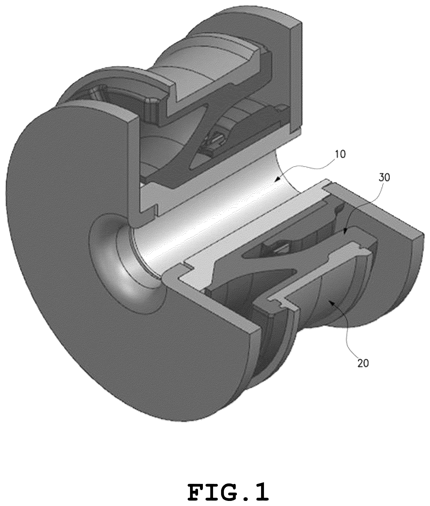 Patent US12403758 Figure 1 – Mounting bush