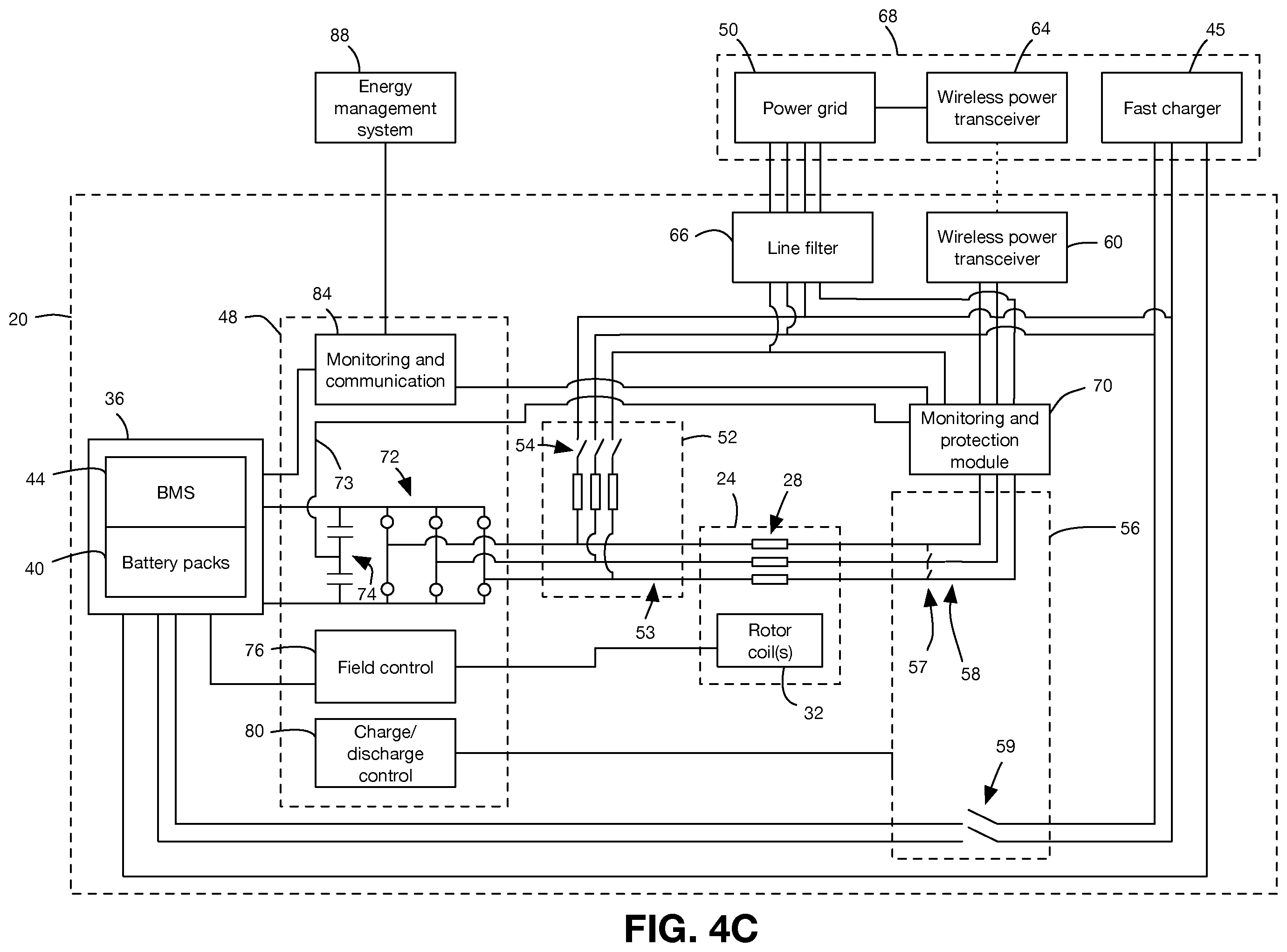 Patent US12403783 Figure 8 – Charging system and method of using same