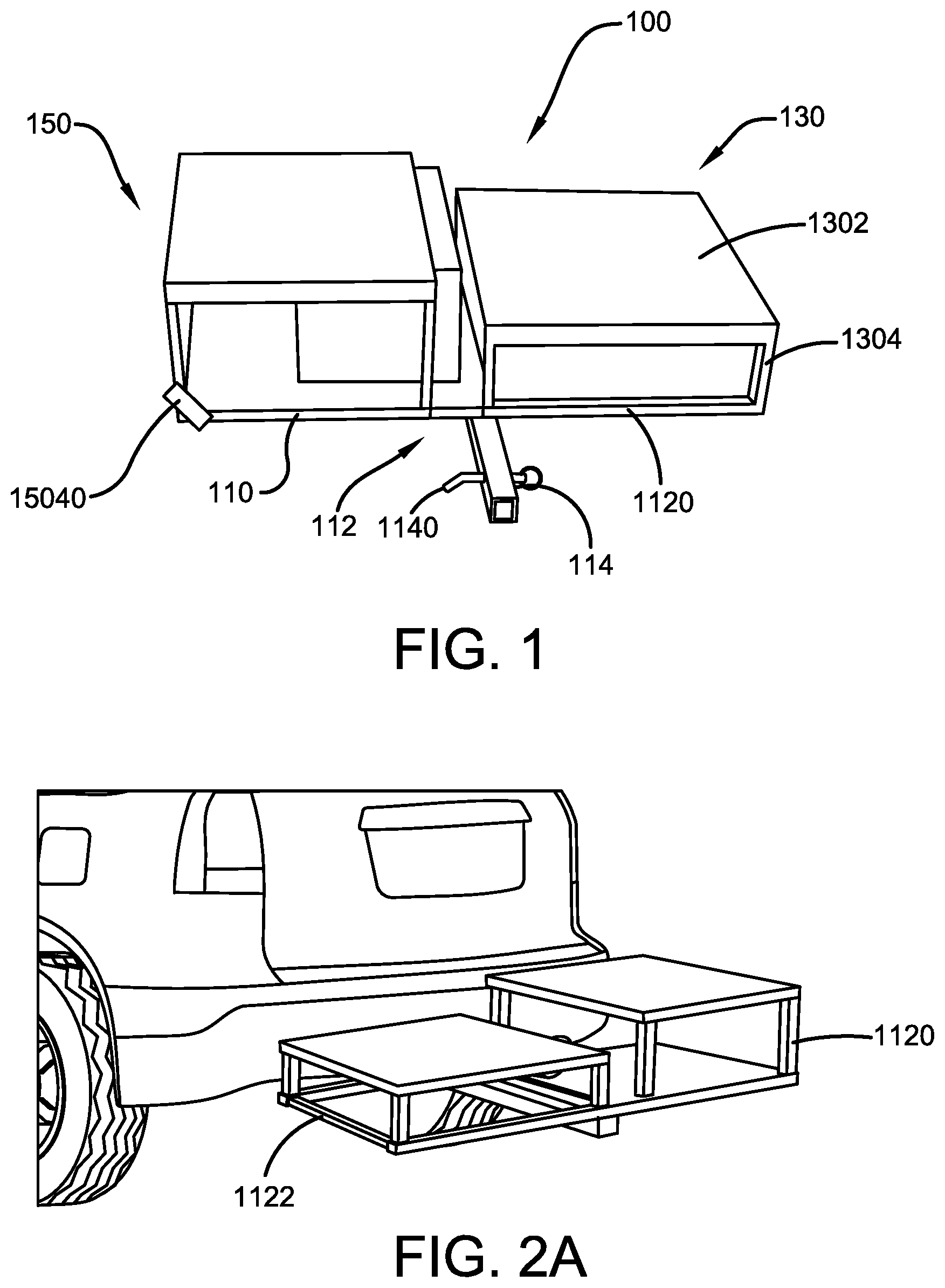 Patent US12403835 — Vehicle accessibility ramp — Figure 1