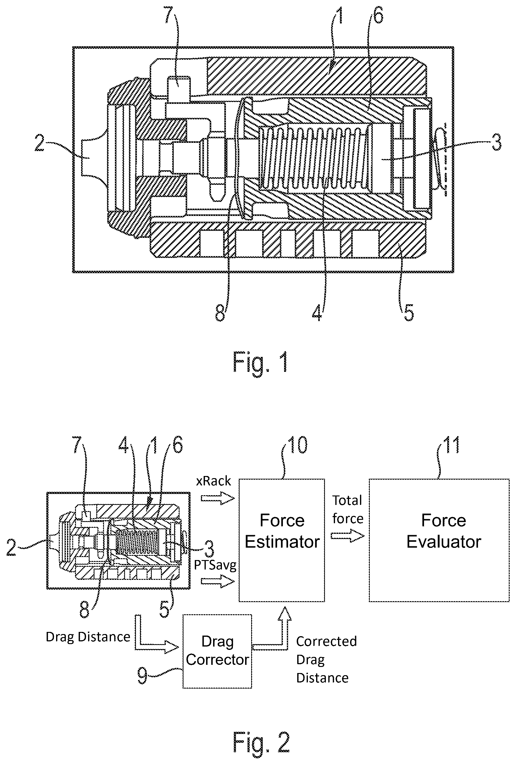 Patent US12403870 Figure 1 – Method for detecting a resistance on a brake pedal pulled by an actuator and method for controlling an actuator