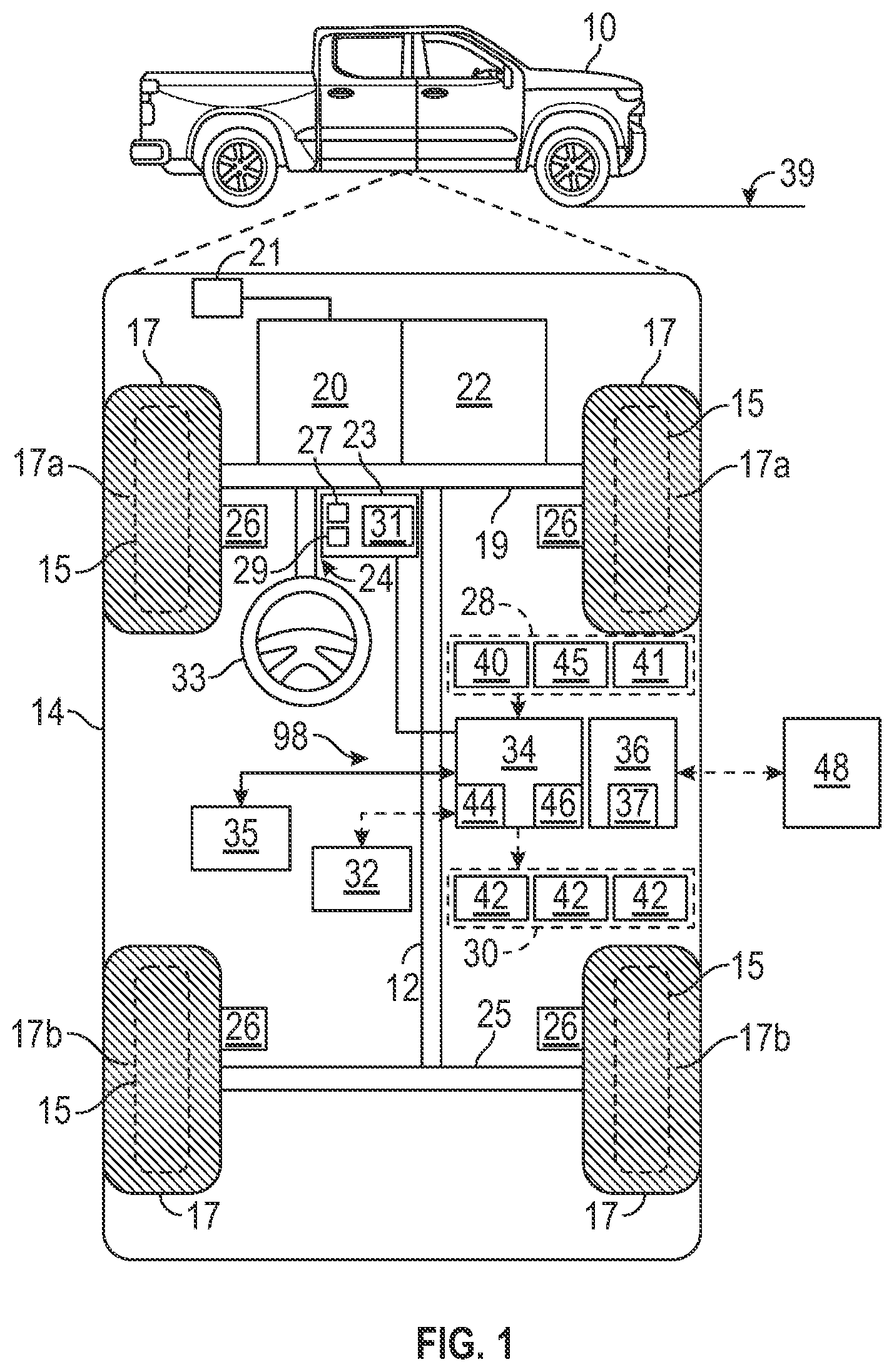 Patent US12403898 — Method and system for friction-aware impact avoidance — Figure 1