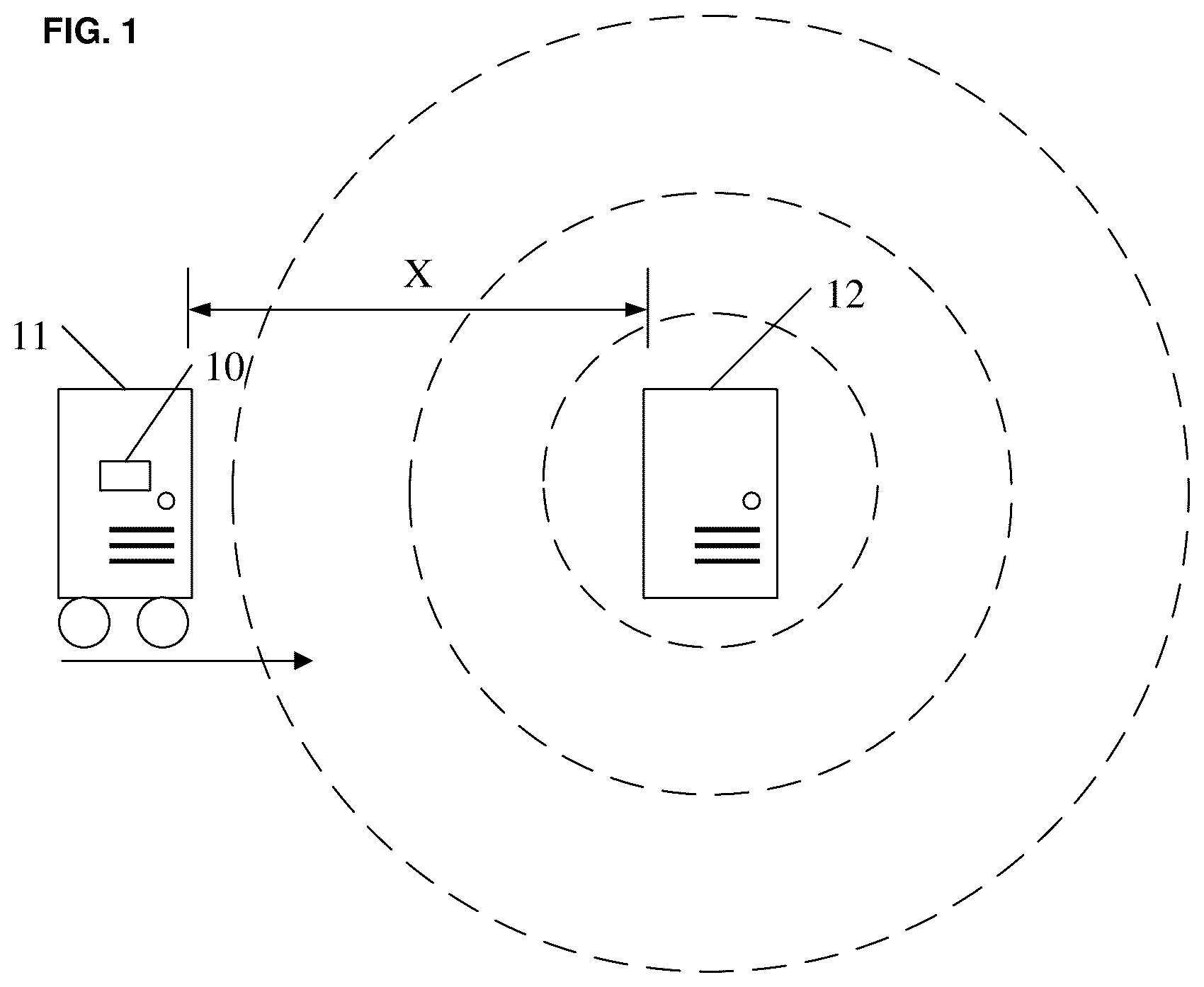 Patent US12403900 — Collision-avoidance system and method in a magnetizing environment — Figure 1