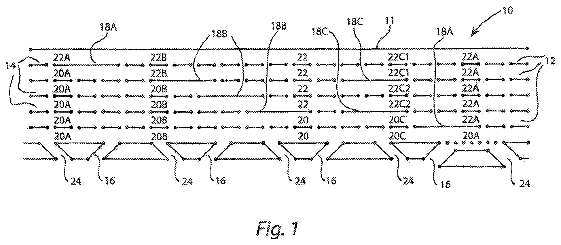 Patent US12403932 — Autonomous vehicle navigation of bypass merge lanes — Figure 1