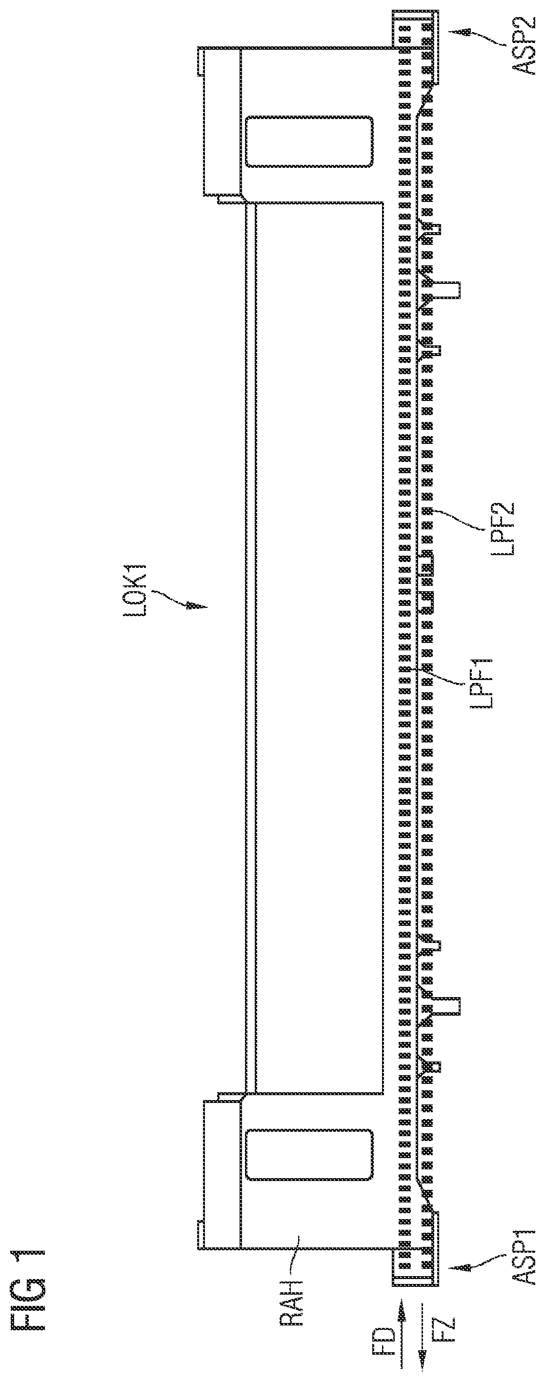 Patent US12403941 — Assembly for increasing the load-bearing capacity of a structural component of a rail vehicle — Figure 1