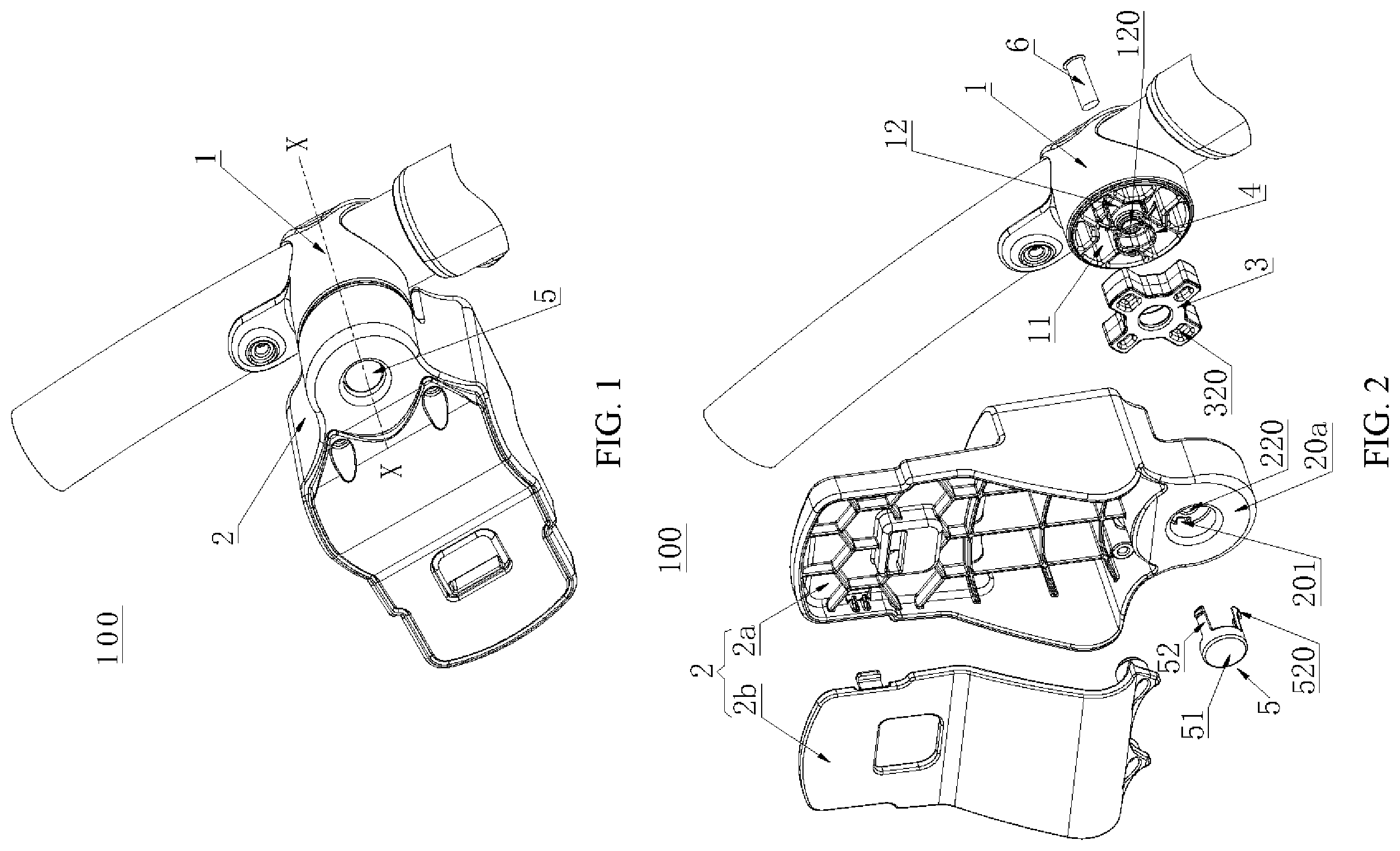 Patent US12403948 Figure 1 – Fastening apparatus having rotation limiting function and child carrier having the same