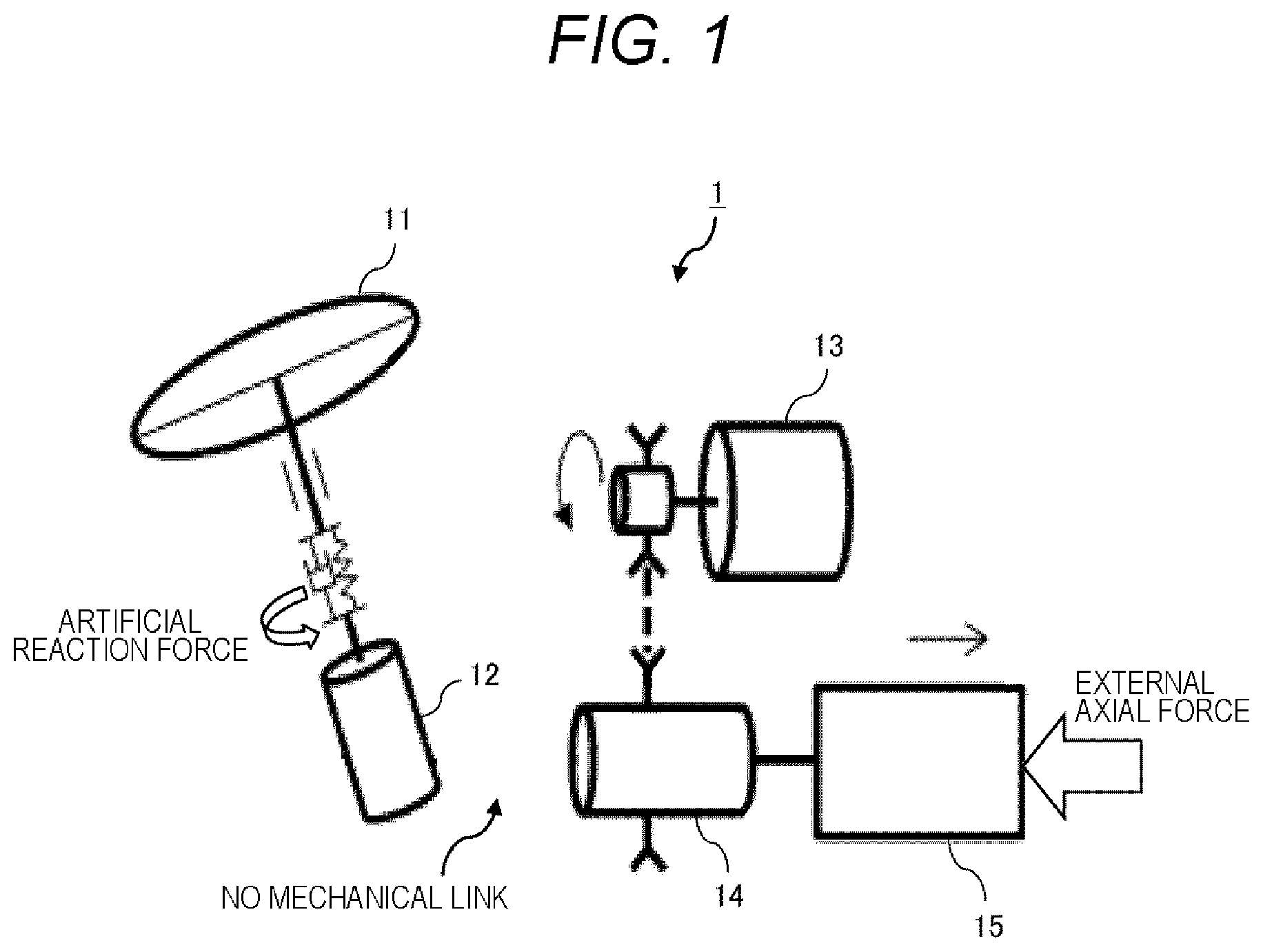 Patent US12403952 — Control device and control method for steer by wire — Figure 1