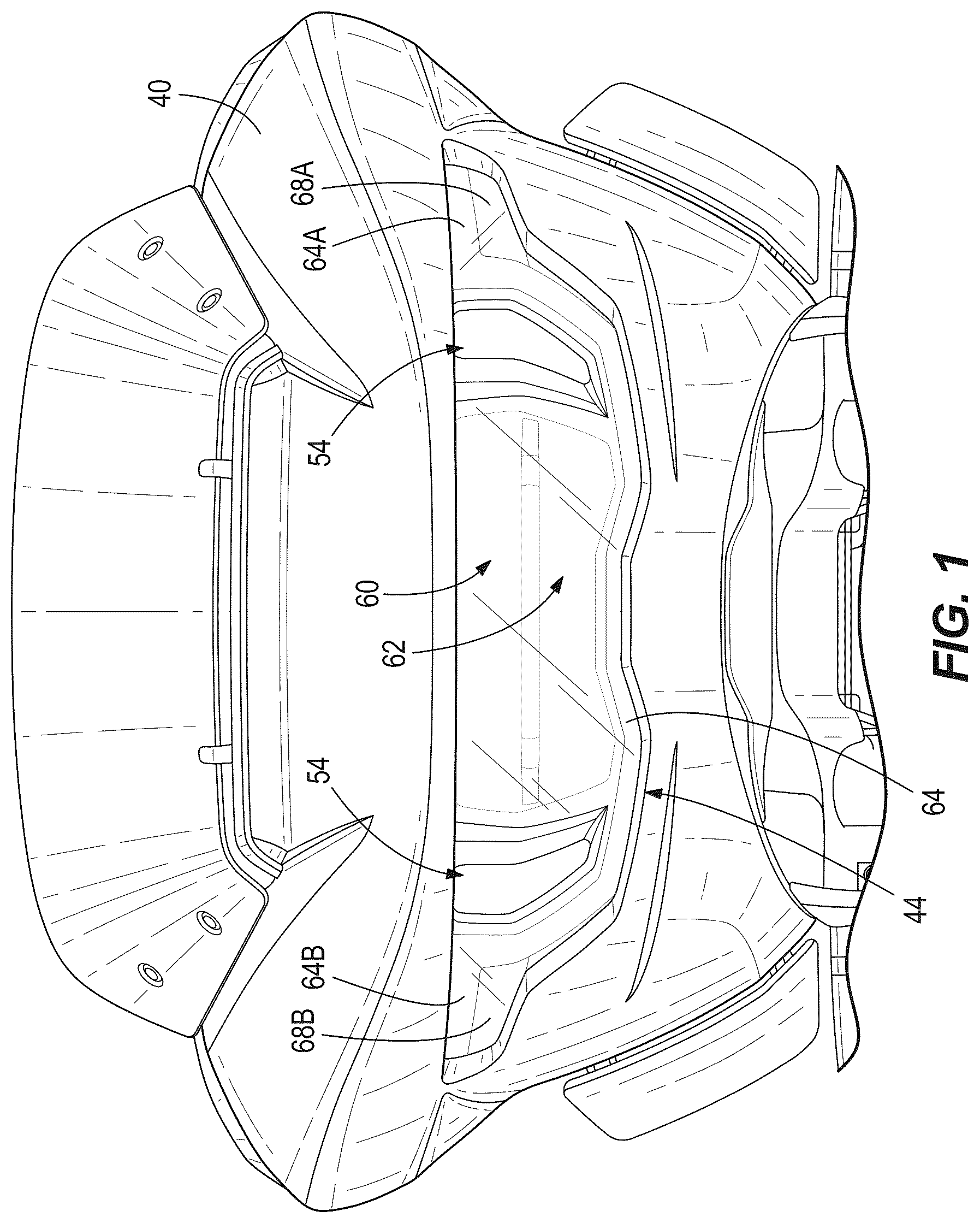 Patent US12403972 Figure 1 – Vehicle headlight
