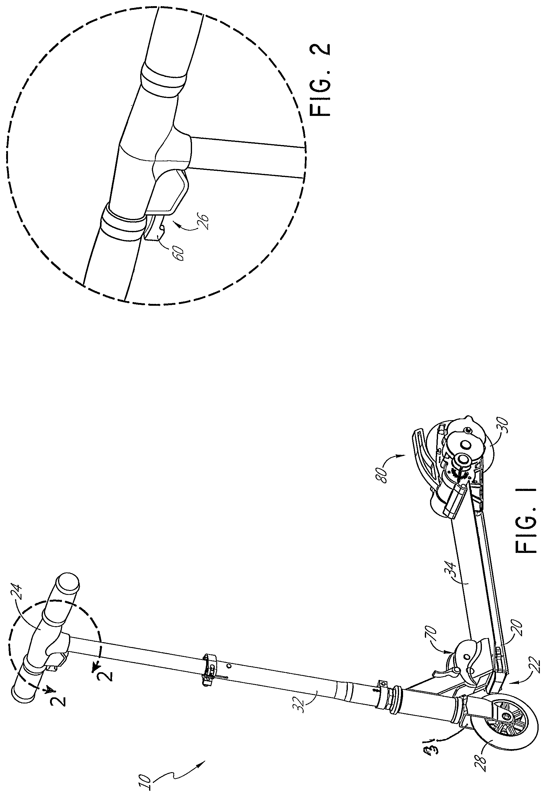 Patent US12403974 — Electric scooter — Figure 1