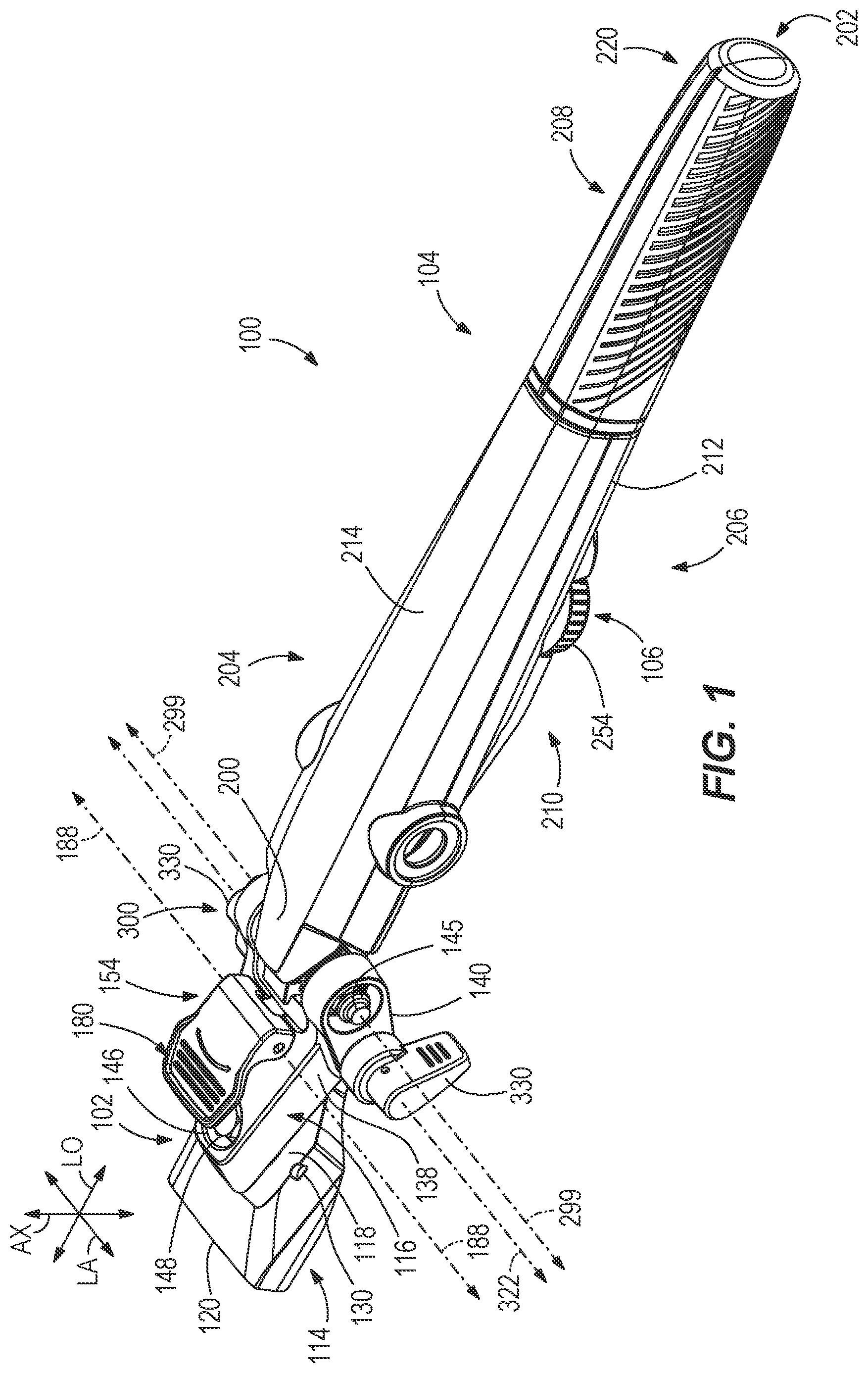 Patent US12403994 — Tillers for marine drives having tilt mechanism — Figure 1