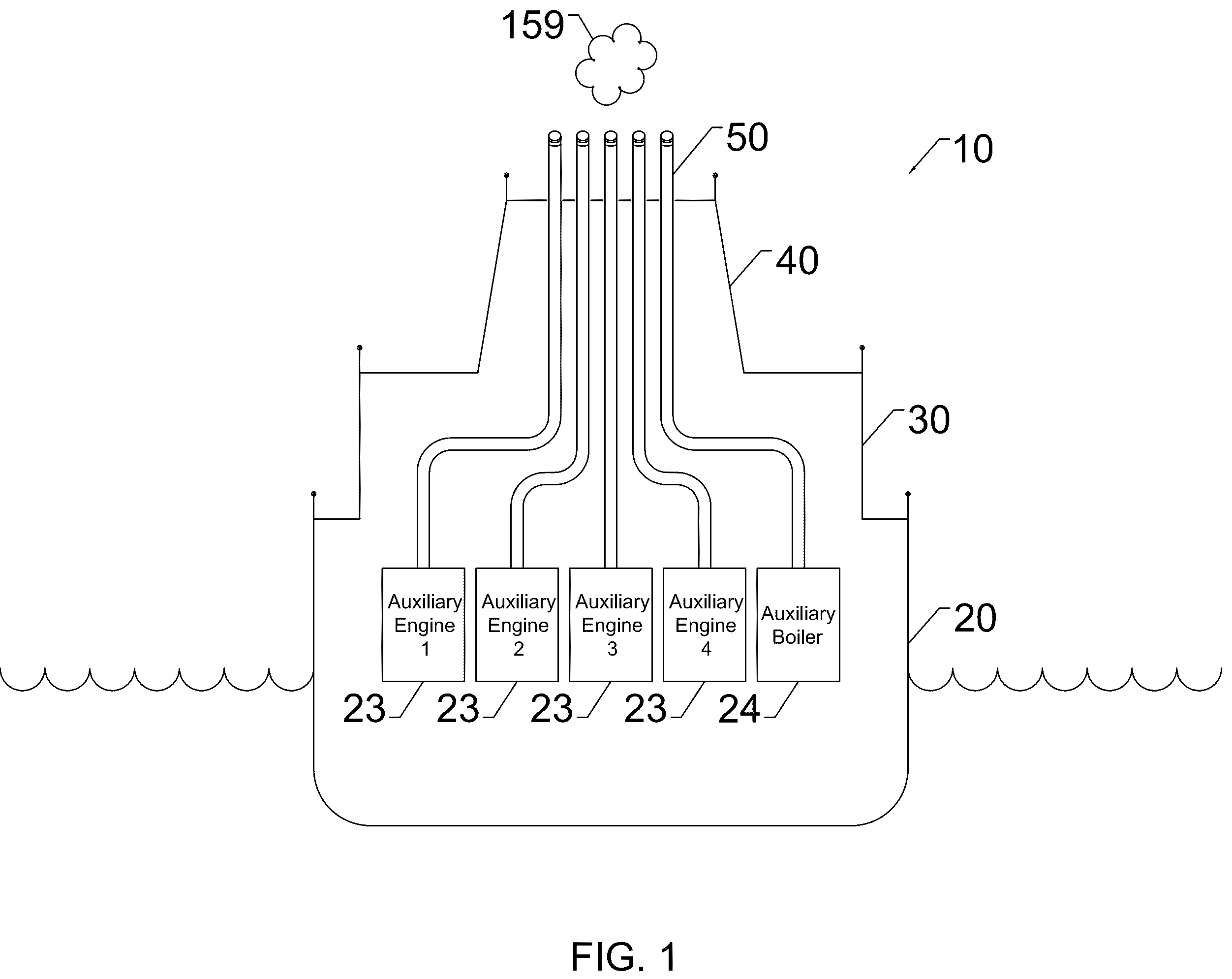 Patent US12403997 — Apparatus for emissions reduction as a service (ERaaS) — Figure 1