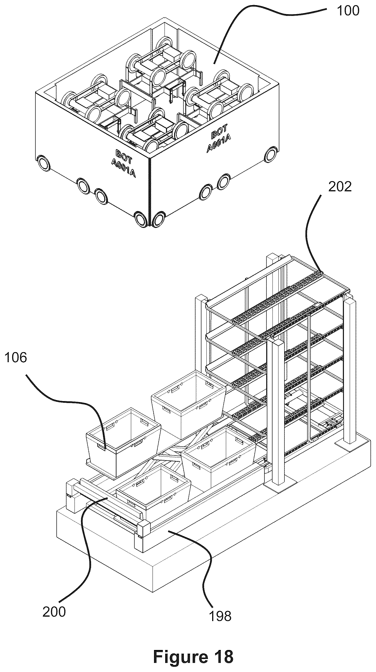 Patent US12410008 Figure 18 – Method and apparatus for retrieving units from a storage system