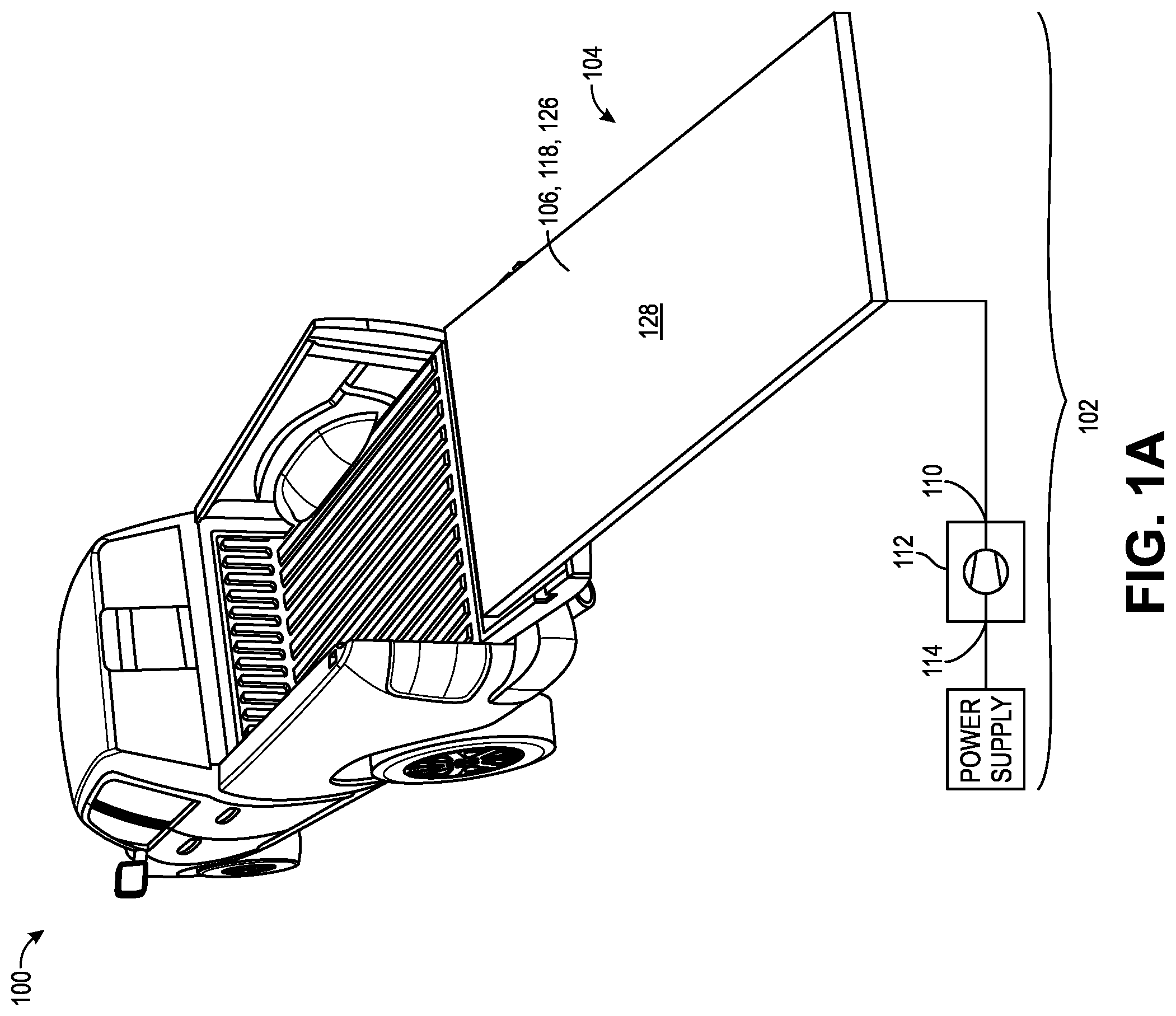 Patent US12410021 — Deployable truck ramp with bladders — Figure 1