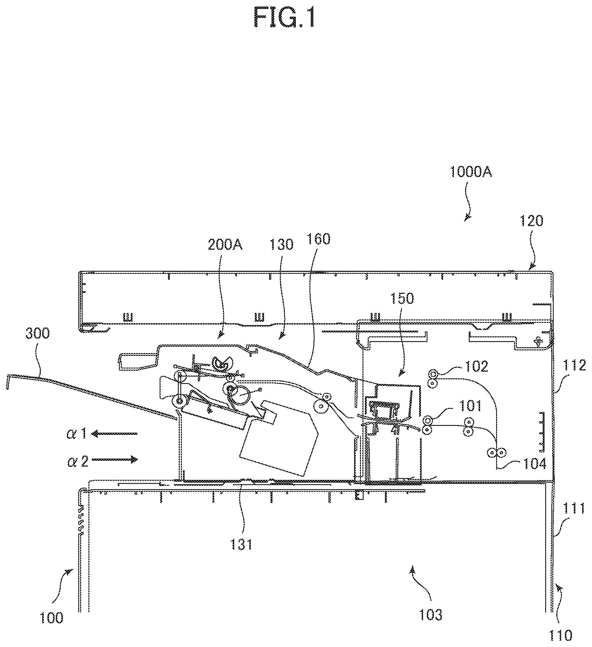 Patent US12410032 — Sheet binding apparatus, sheet processing apparatus, and image forming system — Figure 1