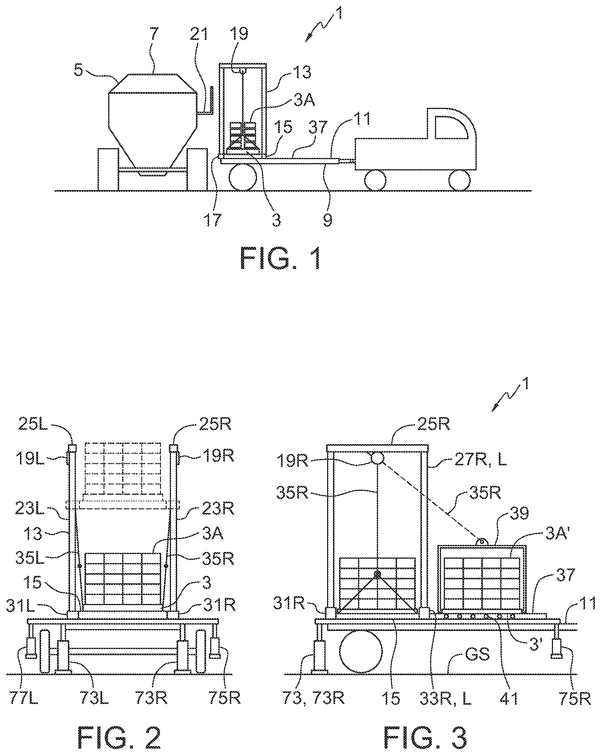Patent US12410042 — Agricultural product lift for a transport vehicle — Figure 1
