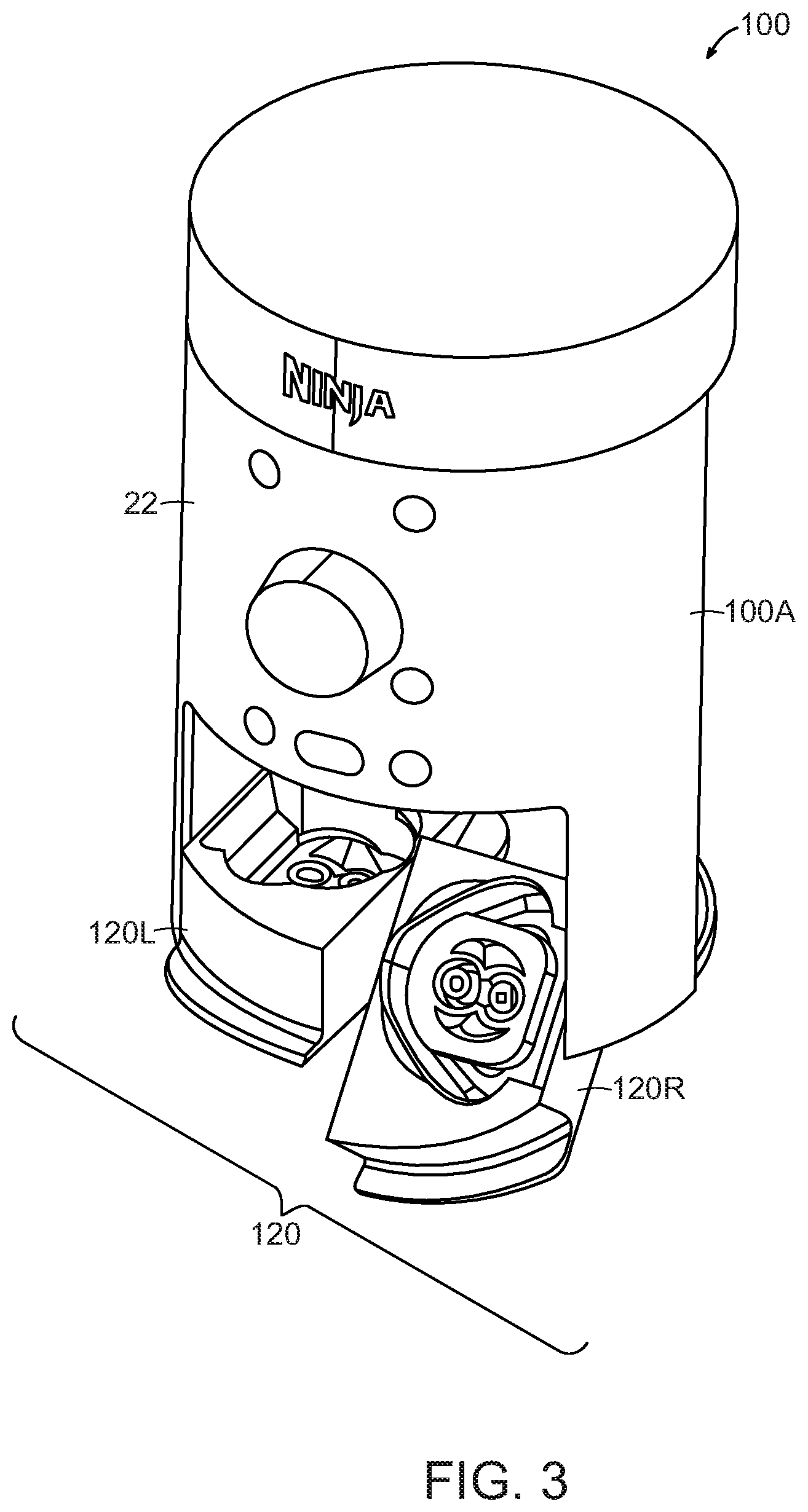 Patent US12410048 Figure 3 – Ingredient container