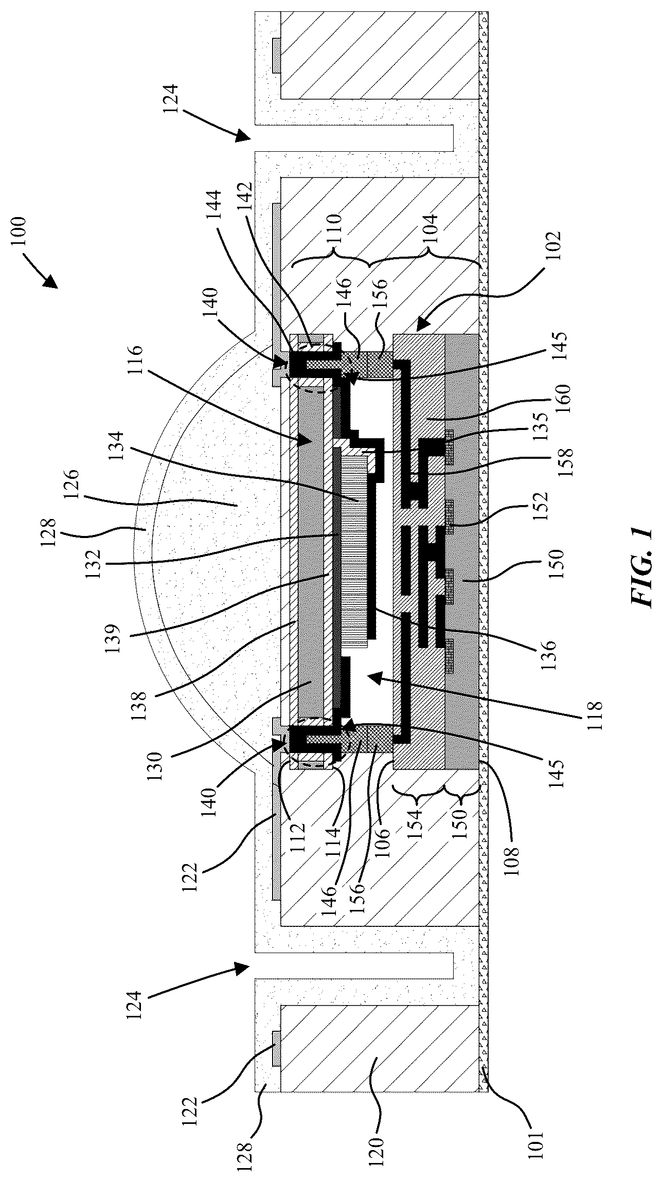 Patent US12410053 — Embedded digital sensor structure — Figure 1