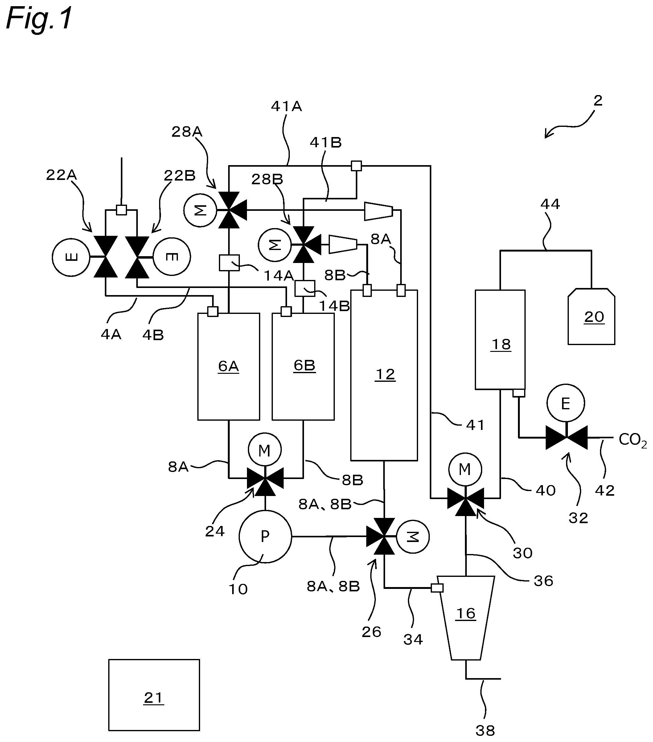 Patent US12410075 — Water softening device — Figure 1