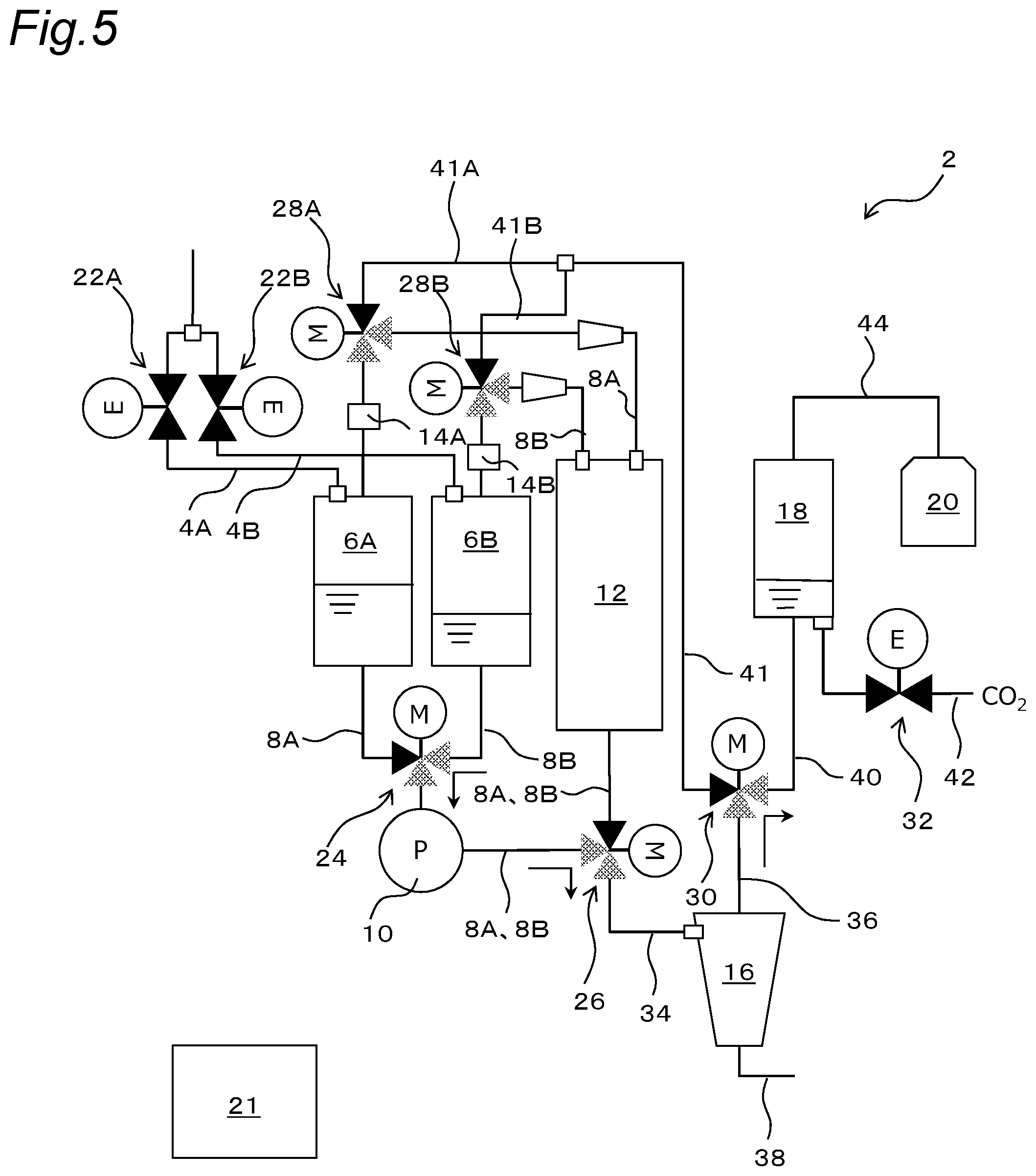 Patent US12410075 Figure 5 – Water softening device