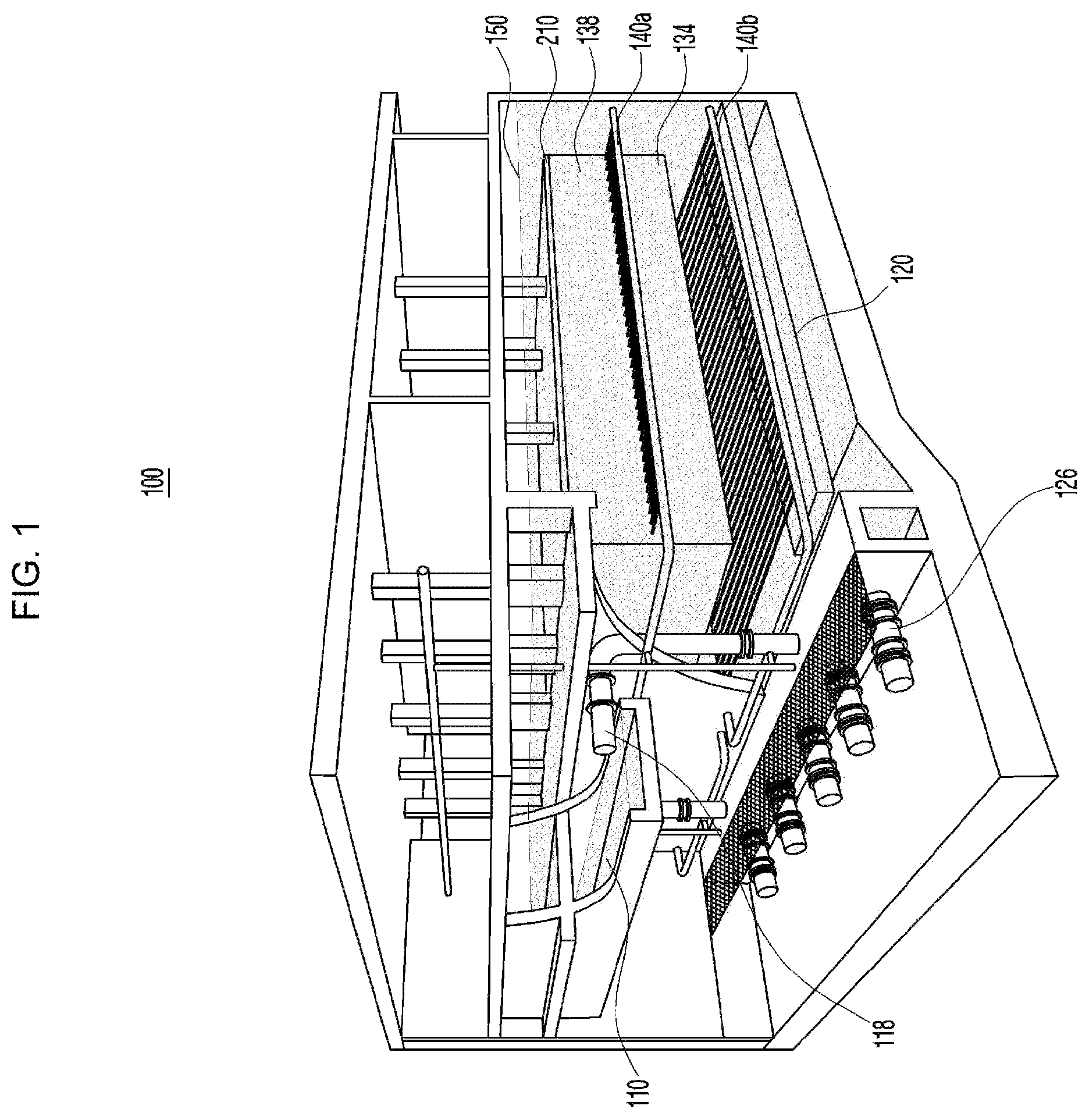 Patent US12410080 Figure 1 – Wastewater filtering method and apparatus comprising filter media of different sizes