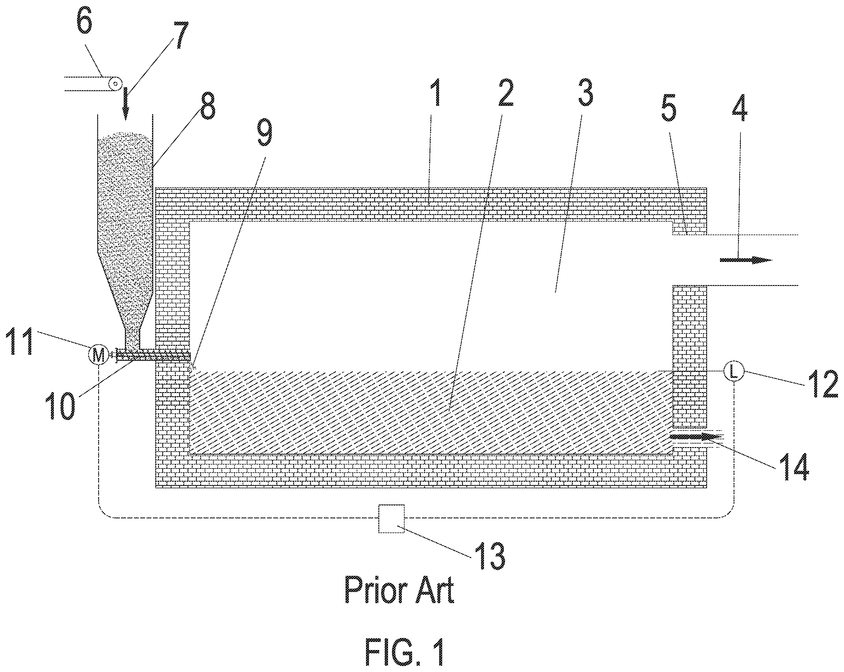 Patent US12410087 — Batch and cullet proportioning apparatus — Figure 1