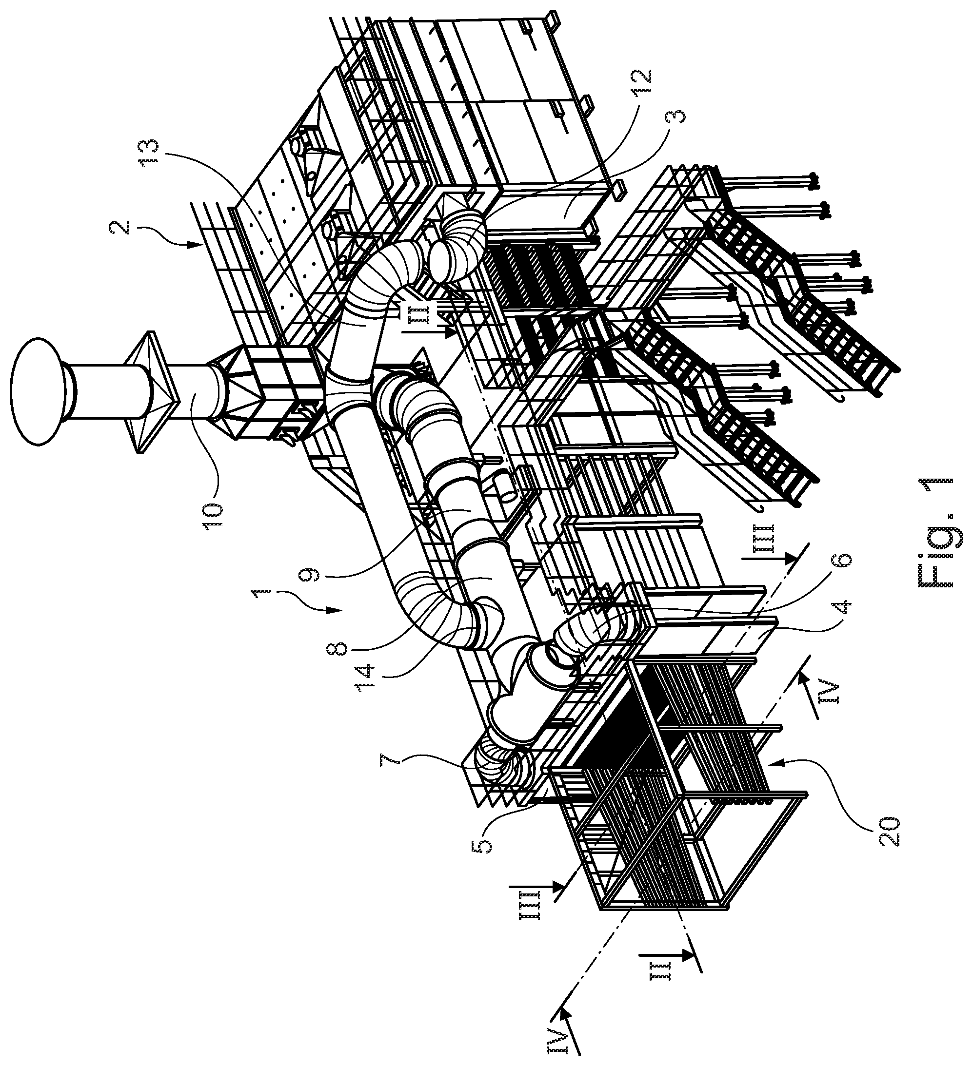 Patent US12410094 — Method for drying slab-shaped materials and drying device — Figure 1