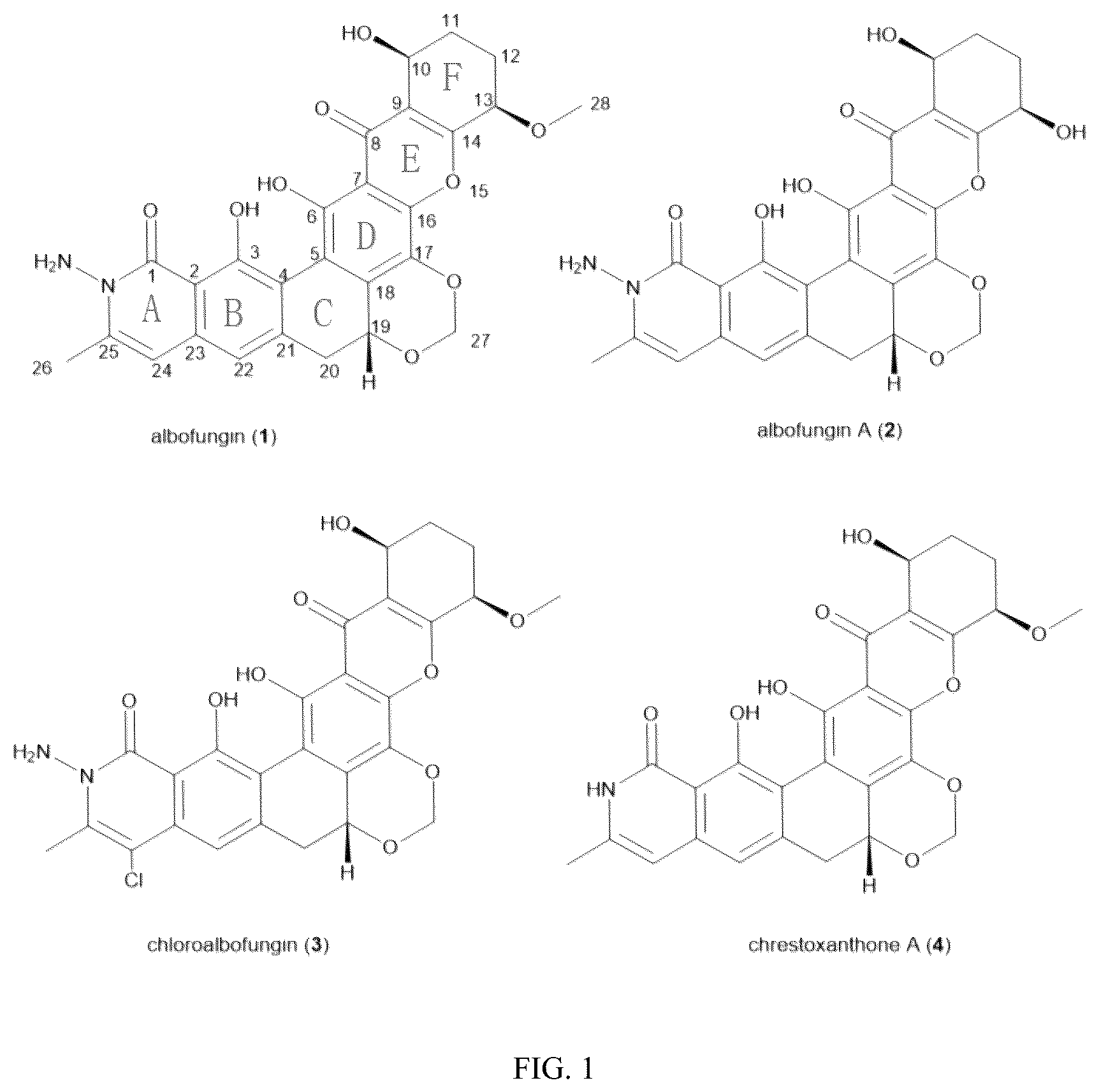 Patent US12410323 — Potent antifouling agents albofungins target multiple fouling organisms — Figure 1