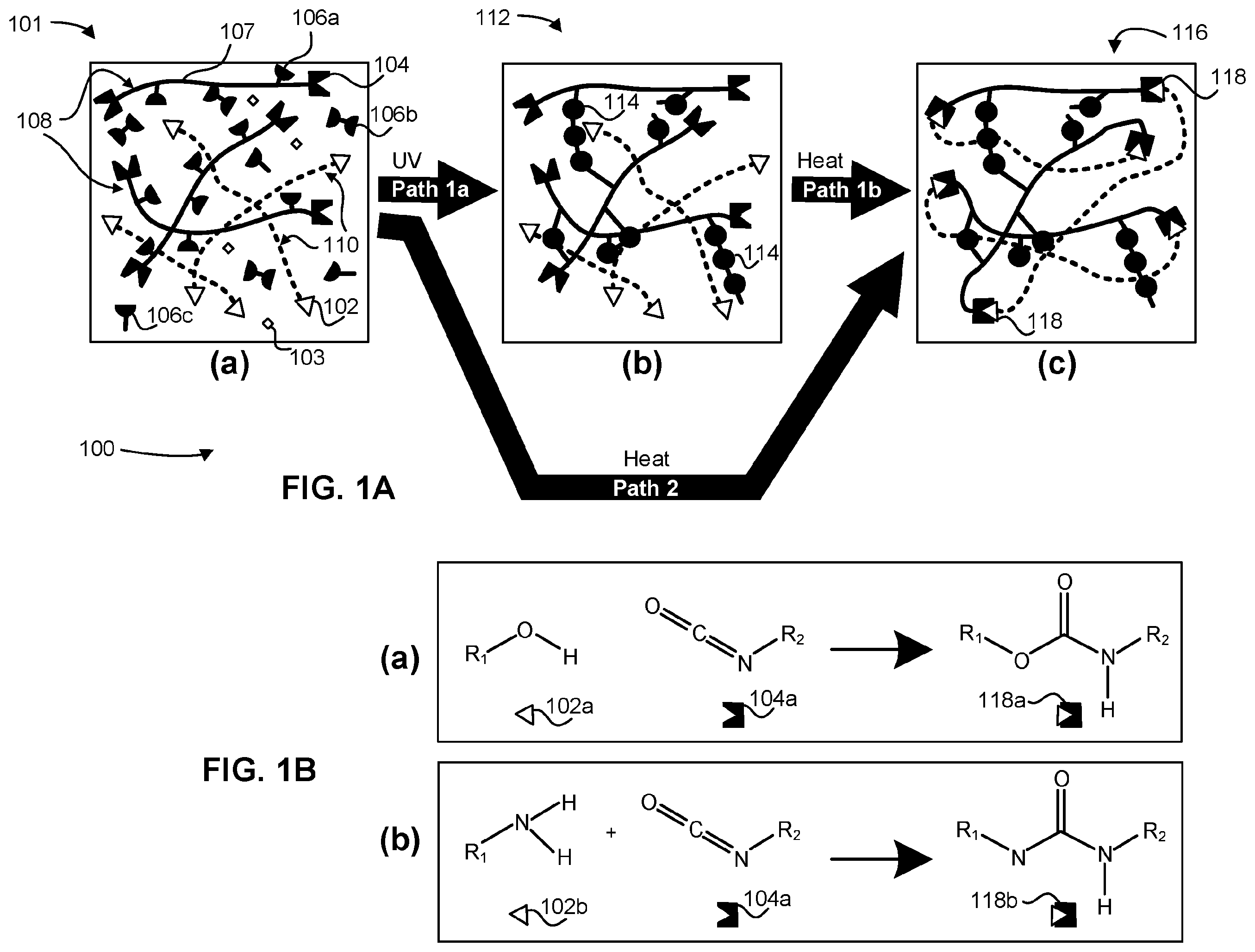 Patent US12410329 — Radiation-curable, nonradiation-curable copolymer system for additive manufacturing — Figure 1