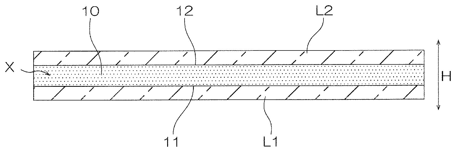 Patent US12410344 — Water-dispersed pressure-sensitive adhesive composition and pressure-sensitive adhesive sheet — Figure 1